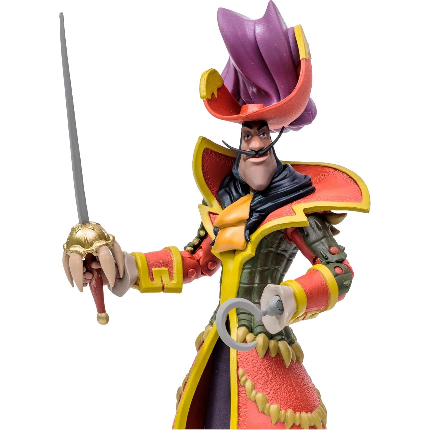 Figura Capitán Garfio 17.78 cm McFarlane Toys Disney Mirrorverse