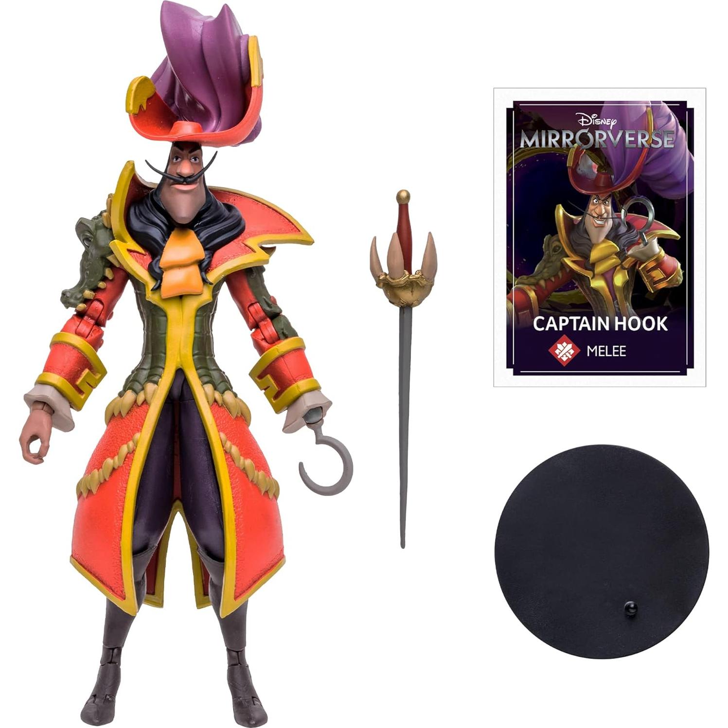 Figura Capitán Garfio 17.78 cm McFarlane Toys Disney Mirrorverse