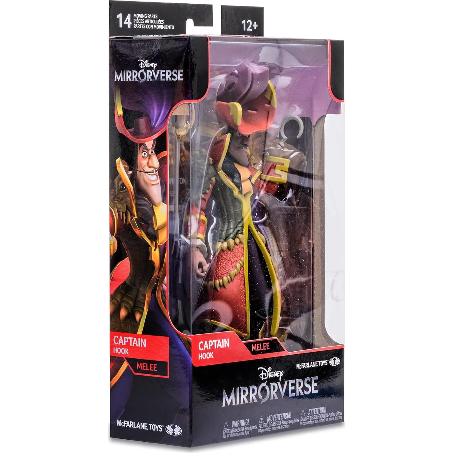 Figura Capitán Garfio 17.78 cm McFarlane Toys Disney Mirrorverse