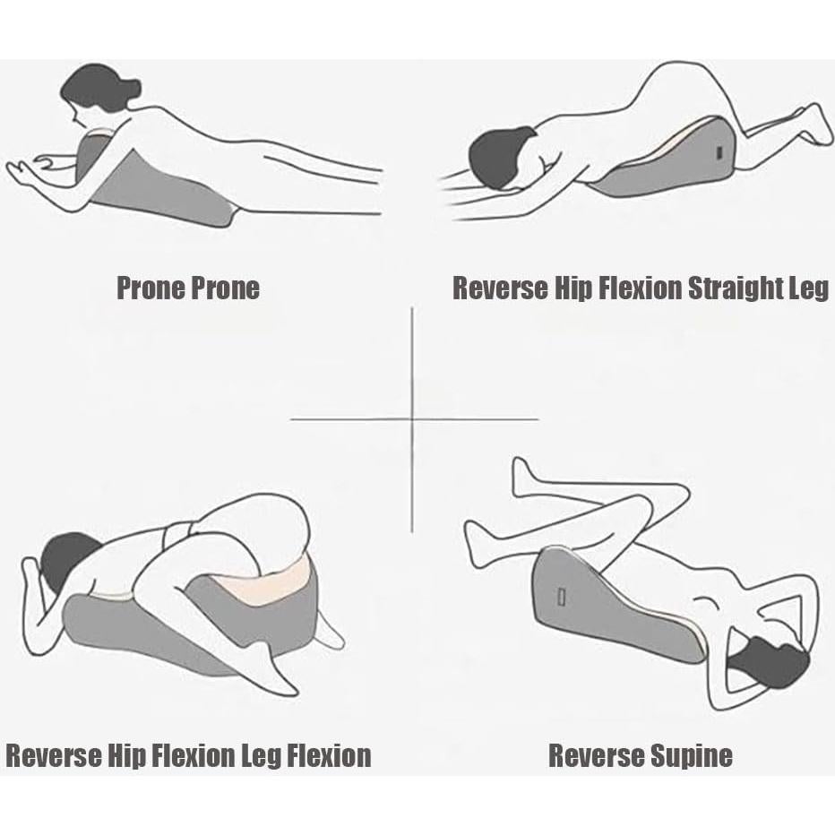 Cojín Ergonómico para Parejas Genérico 58x38x23 cm Espuma Viscoelástica