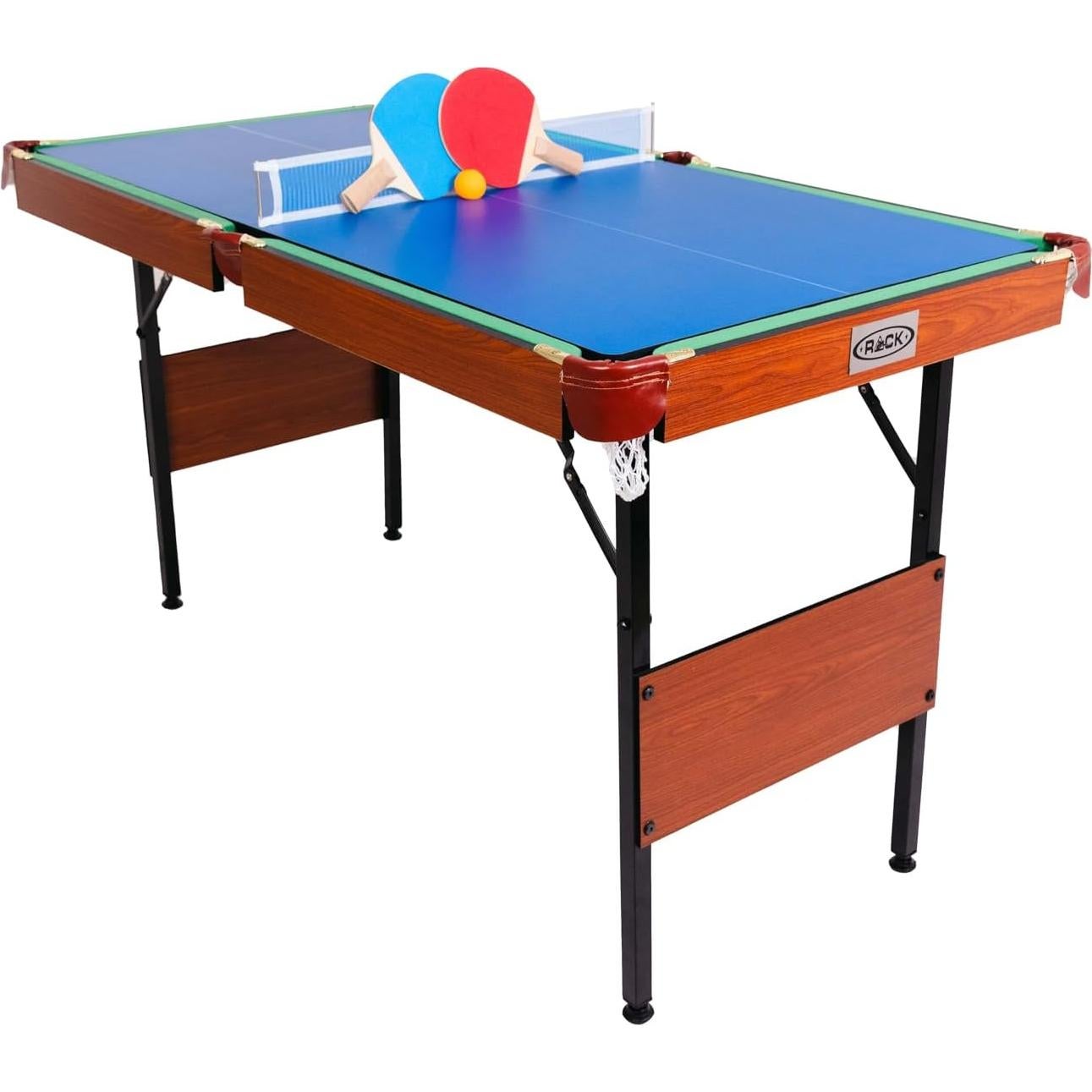 Mesa de Billar Plegable RACK Crux 3 en 1 Verde 139.7 cm