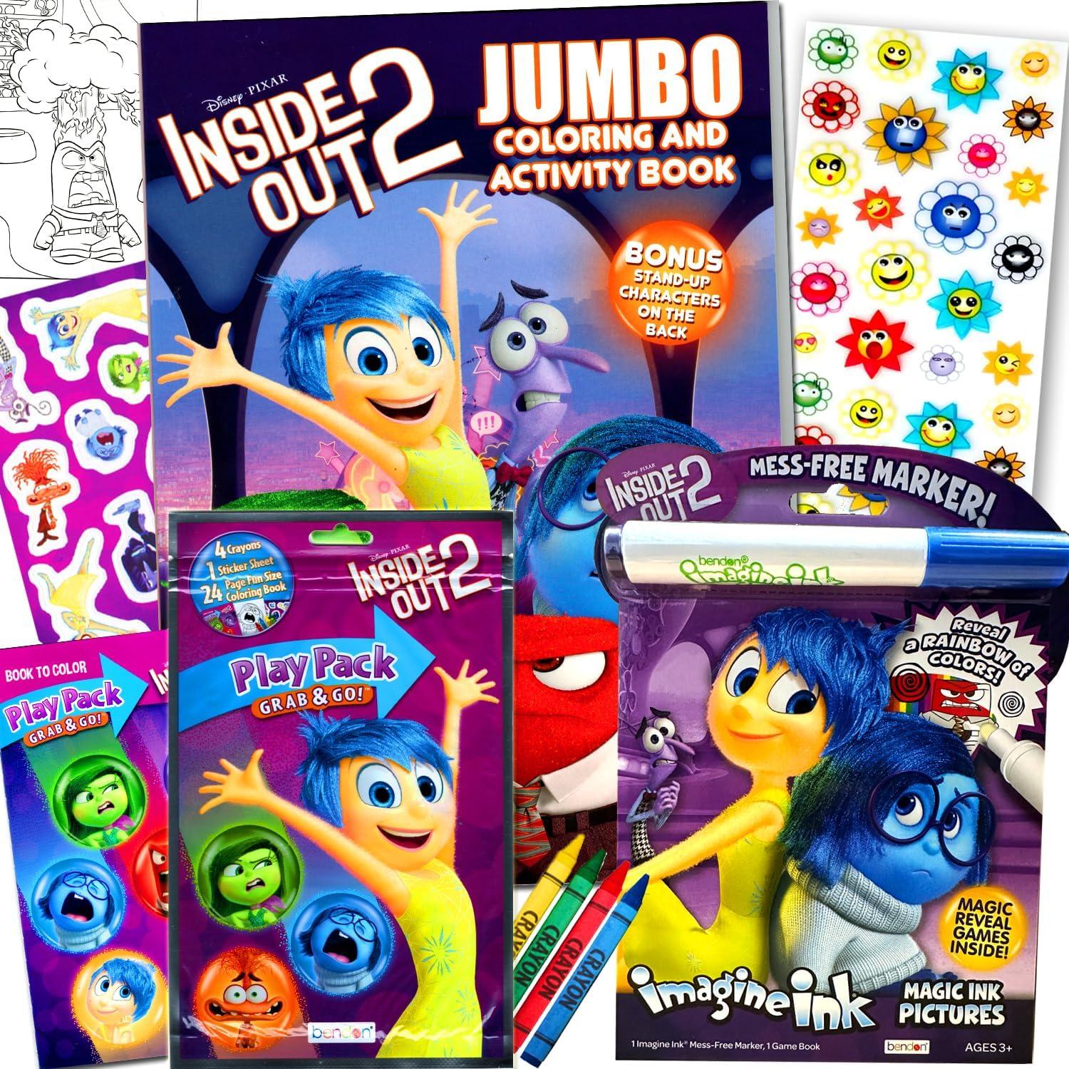 Set de Libros para Colorear Disney Inside Out 2 - Bendon