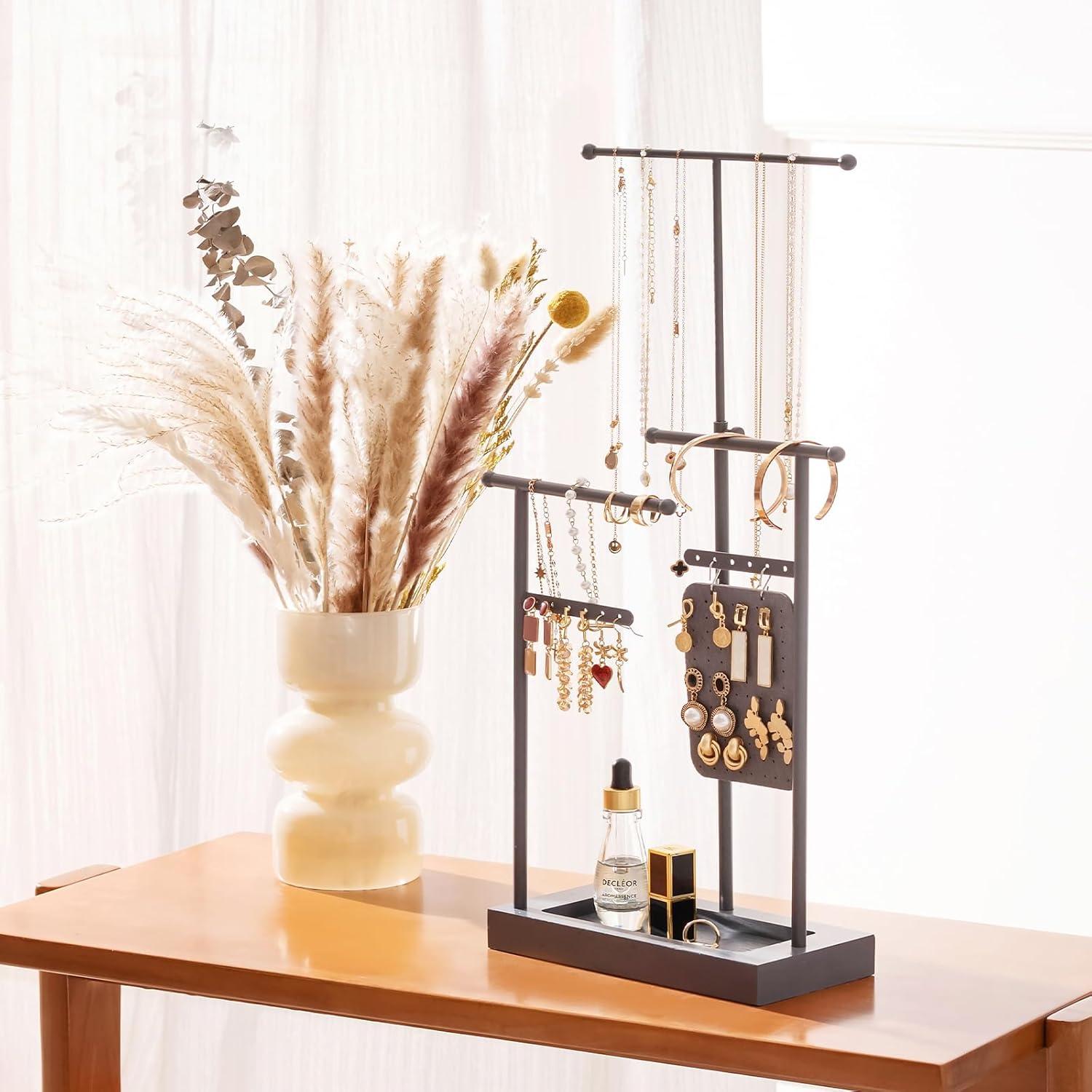 Organizador de Joyería ProCase Gris con Soporte para Anillos