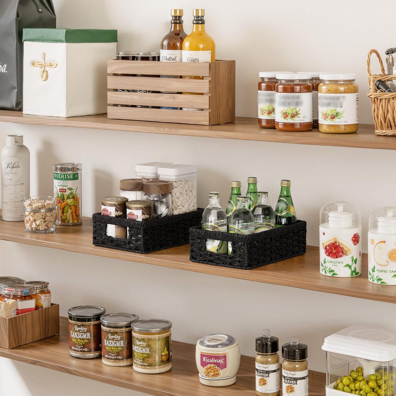 Cestas de Almacenamiento Pequeñas StorageWorks, 2 Unidades, Negro