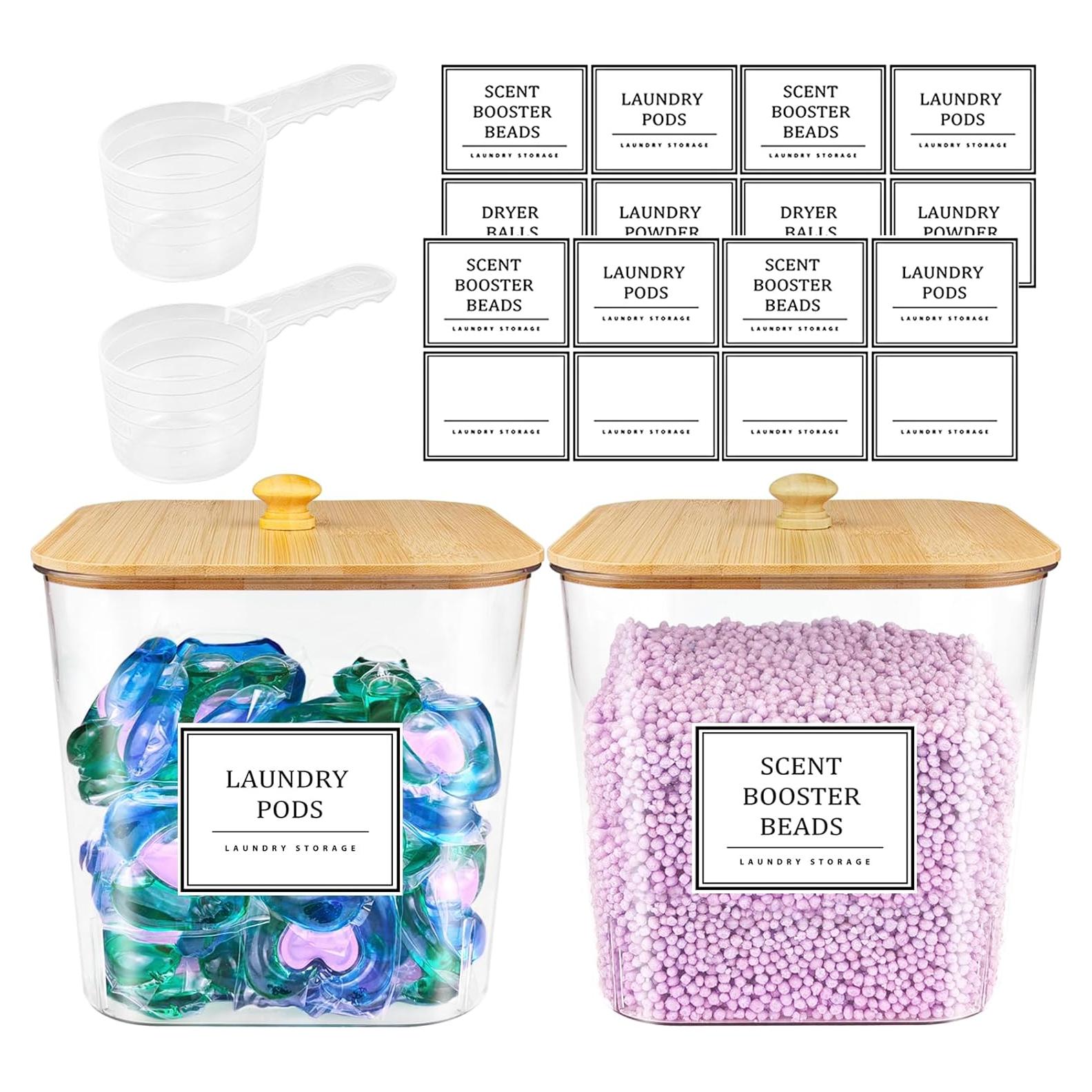 Contenedor de Almacenamiento para Lavandería HomePekite 2.5L