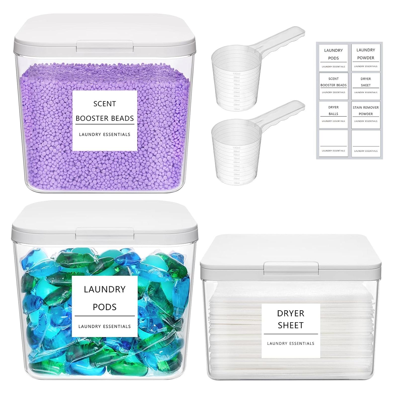 Contenedores de Lavandería Lifewit 3 Piezas 2.7L y 1.9L