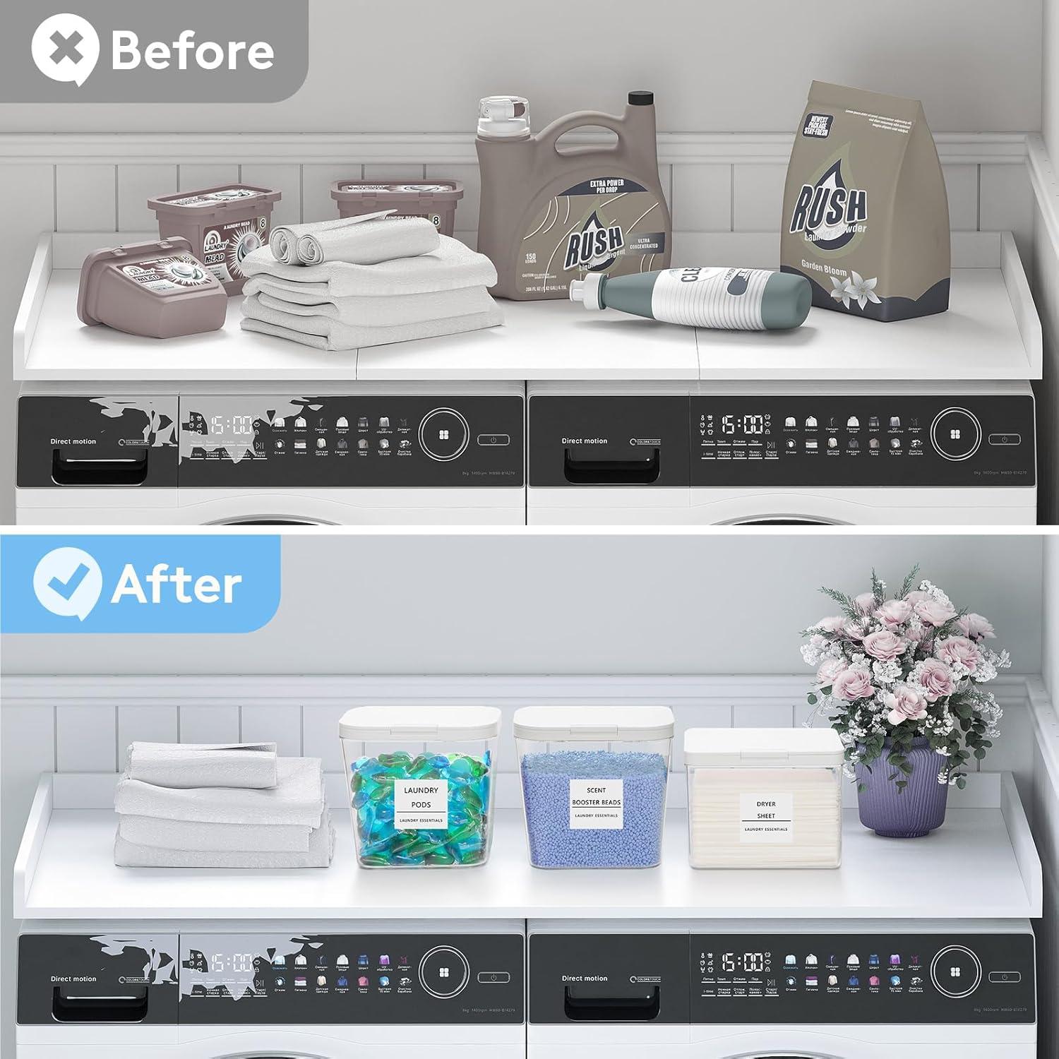 Contenedores de Lavandería Lifewit 3 Piezas 2.7L y 1.9L