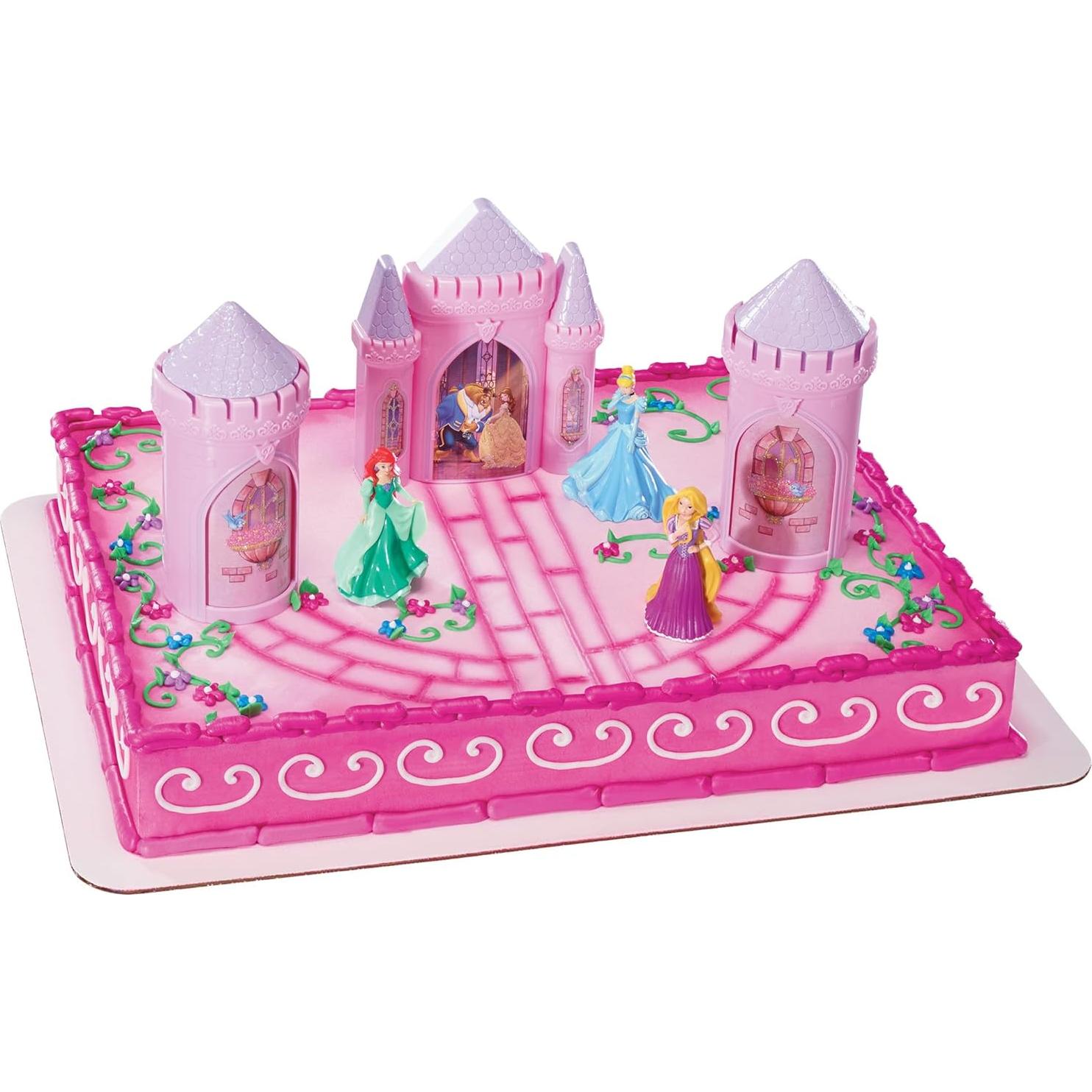 Adorno de Pastel DecoSet Princesa Disney 6 Piezas