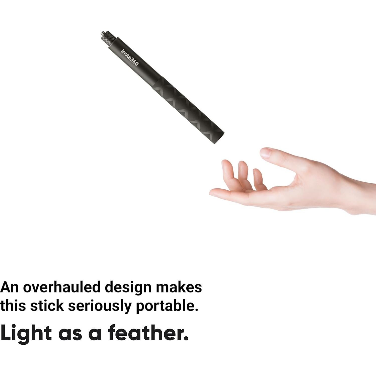 Palo de Selfie Invisible Insta360 114cm Negro para X5/X4/X3