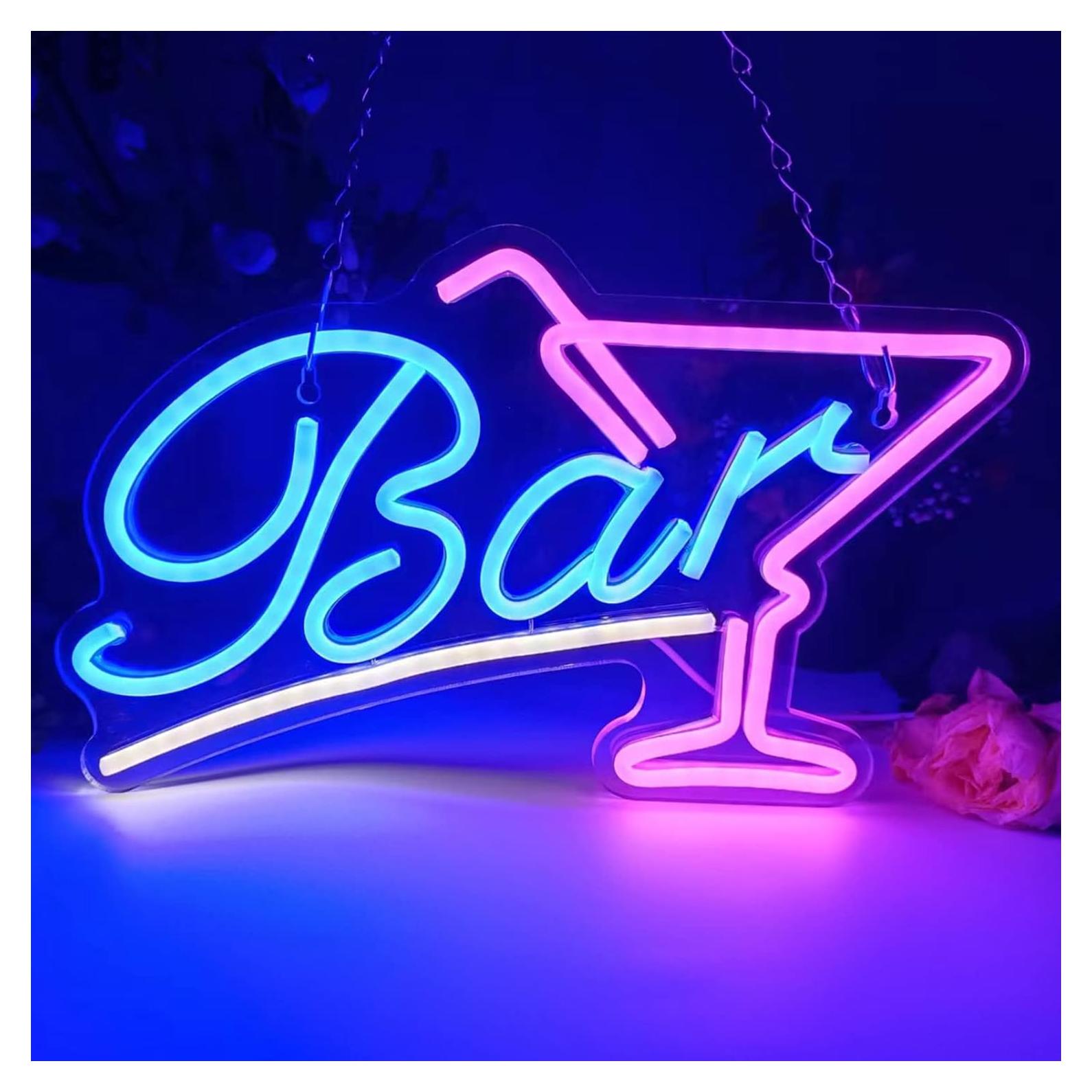 Cartel de Neón LED Pedaiah 38x23 cm Decoración de Bar