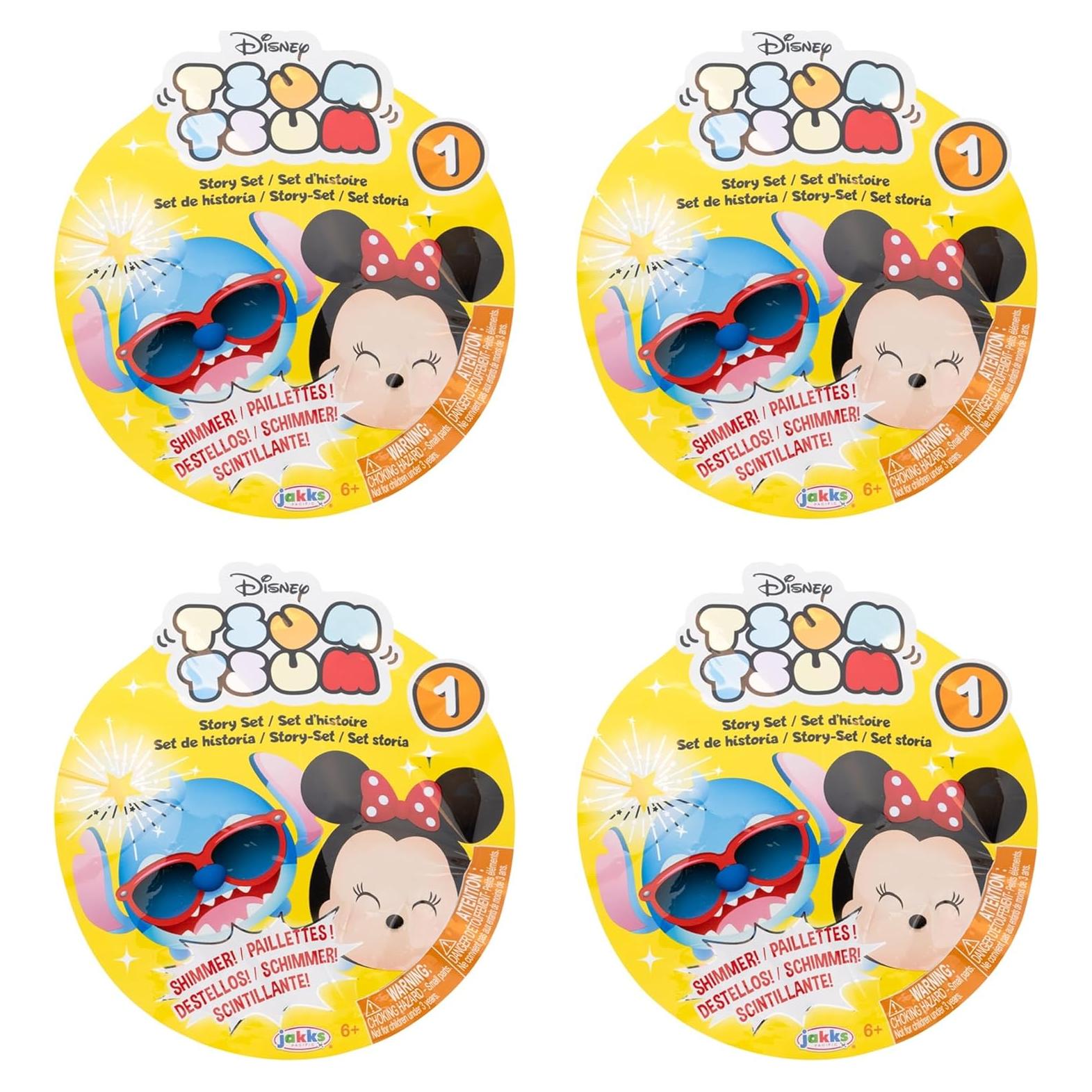 Figuras Mini Disney Tsum Tsum Jakks Pacific - Paquete 4 Bolsas Sorpresa