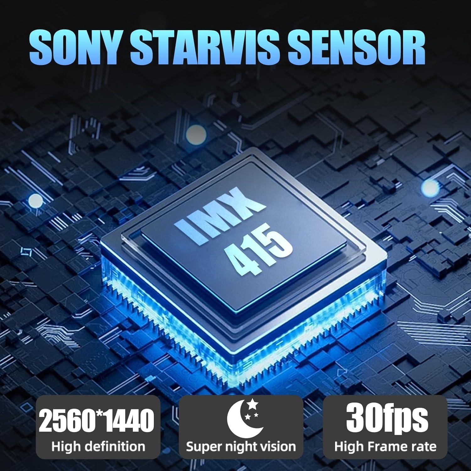 Cámara de Espejo Dash 3 Canales Aprilboy 12" 3K WiFi