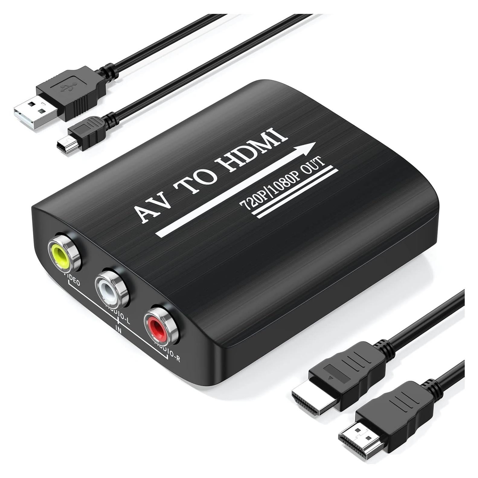 Convertidor RCA a HDMI Setuact 720P/1080P para Consolas
