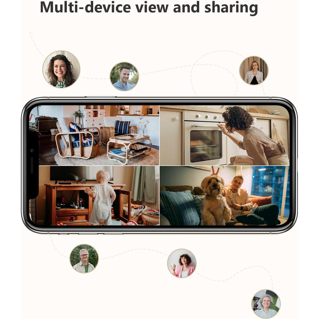 Cámara de Seguridad WiFi IMOU 2K Interior con Detección AI