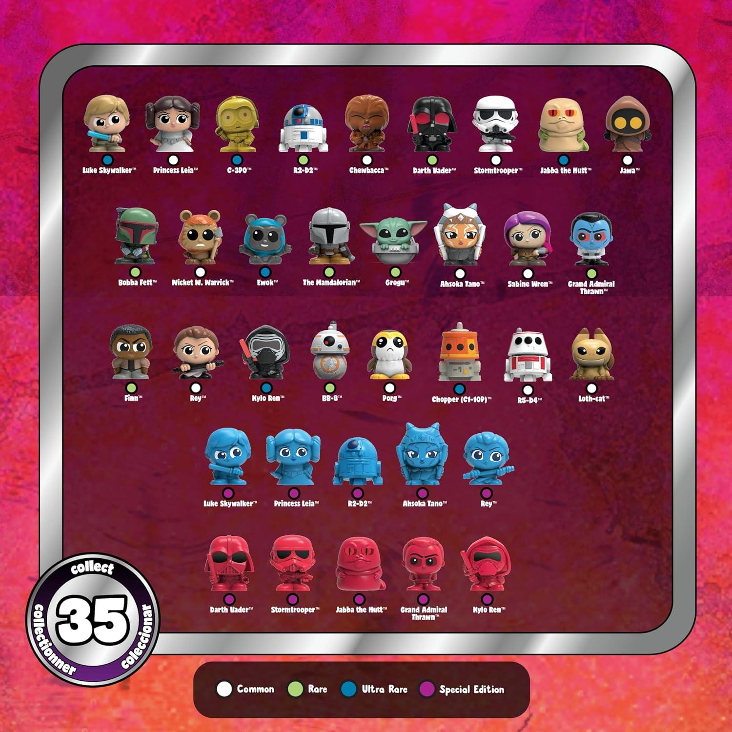 Just Play Star Wars Doorables Escuadrón Squish 5 Figuras