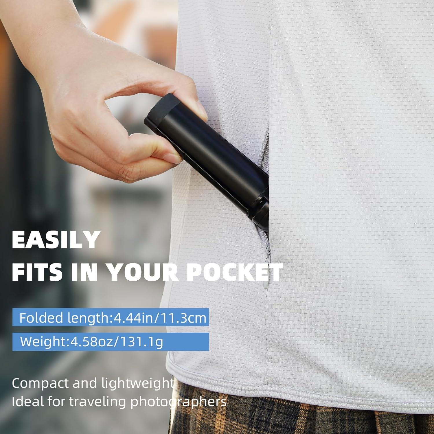 Trípode Mini HeiyRC para DJI Pocket 3 y GoPro - 53.34 cm