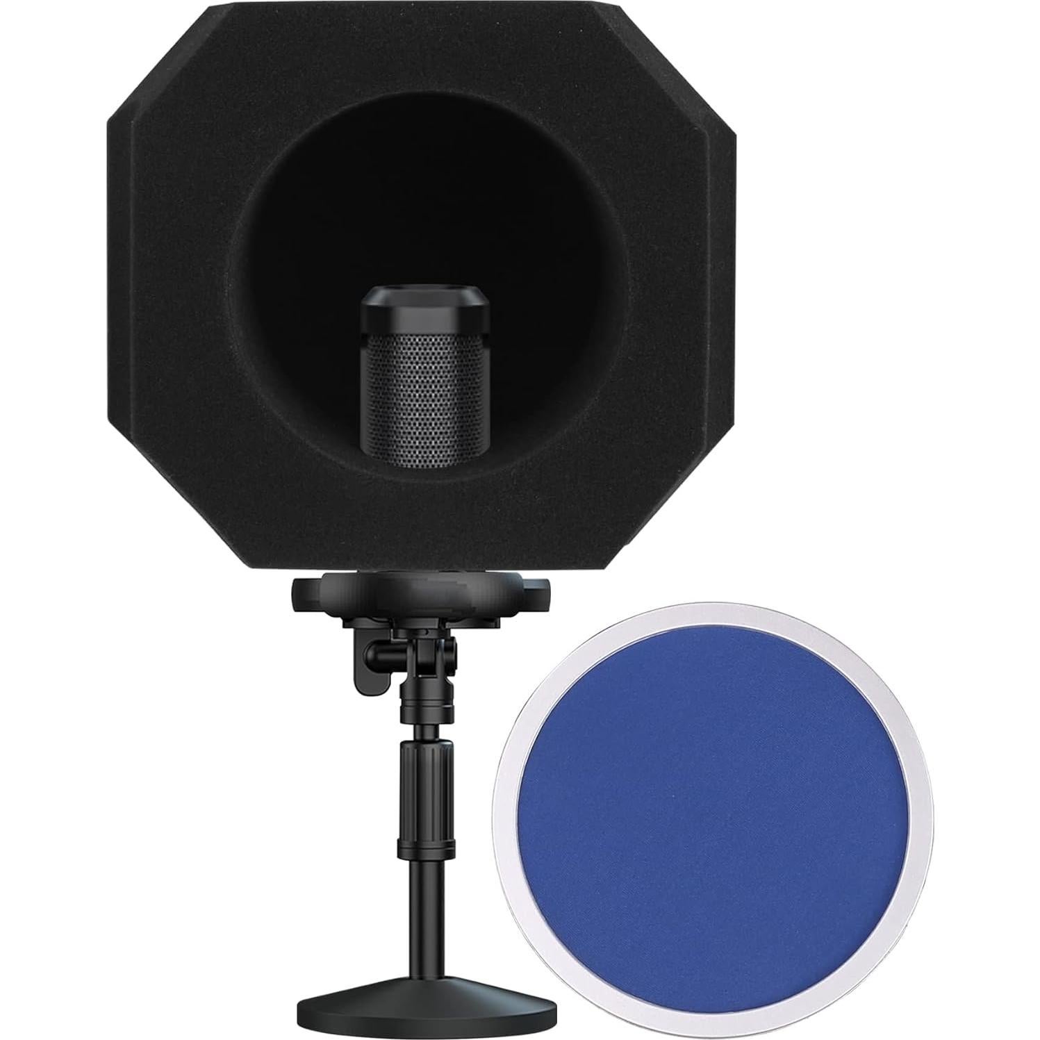 Escudo de Aislamiento de Micrófono Ktondic PF8 - Espuma Absorbente