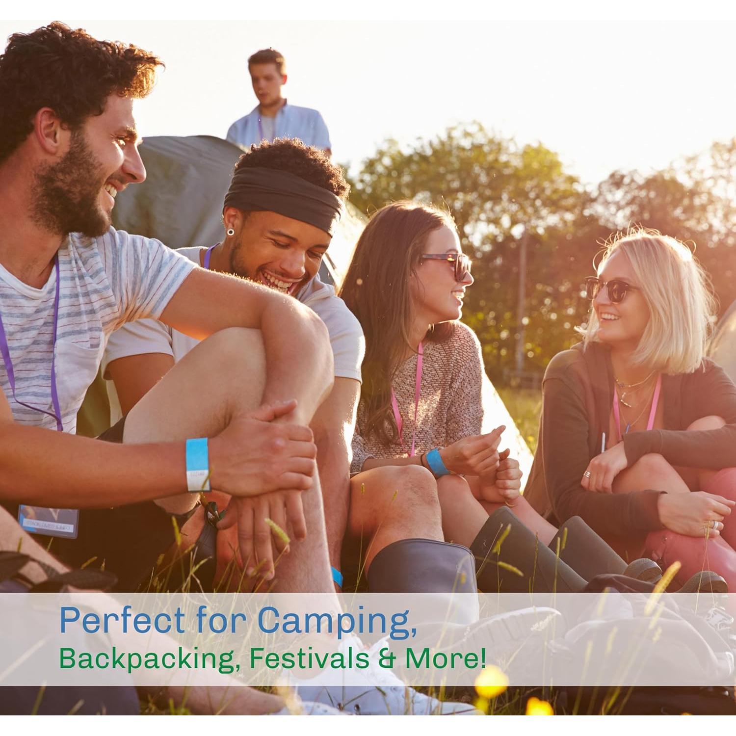 Carpa de Camping Wakeman para 2 Personas Impermeable Naranja