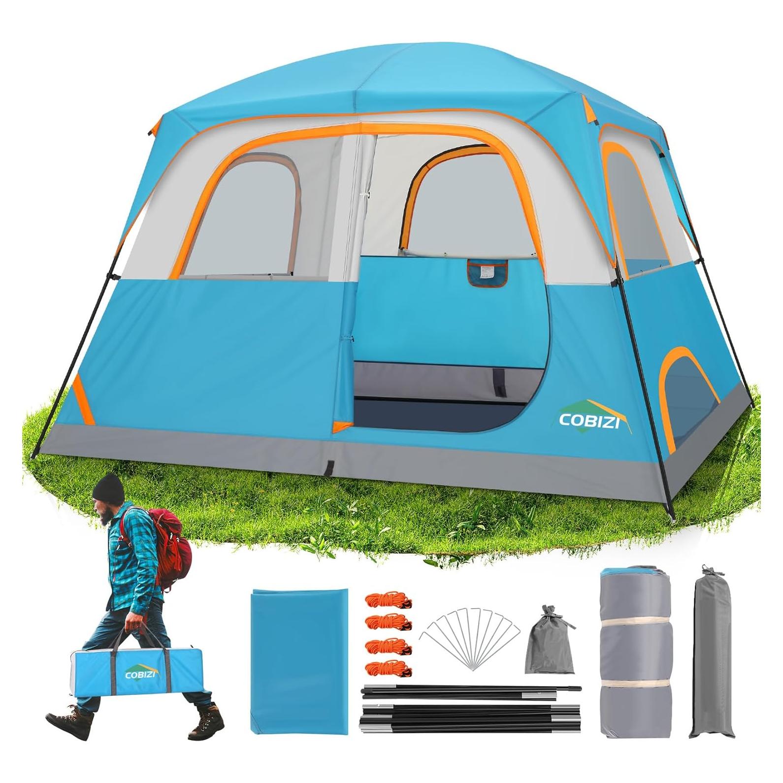 Carpa COBIZI para 6 Personas Impermeable 299.72x259.08cm