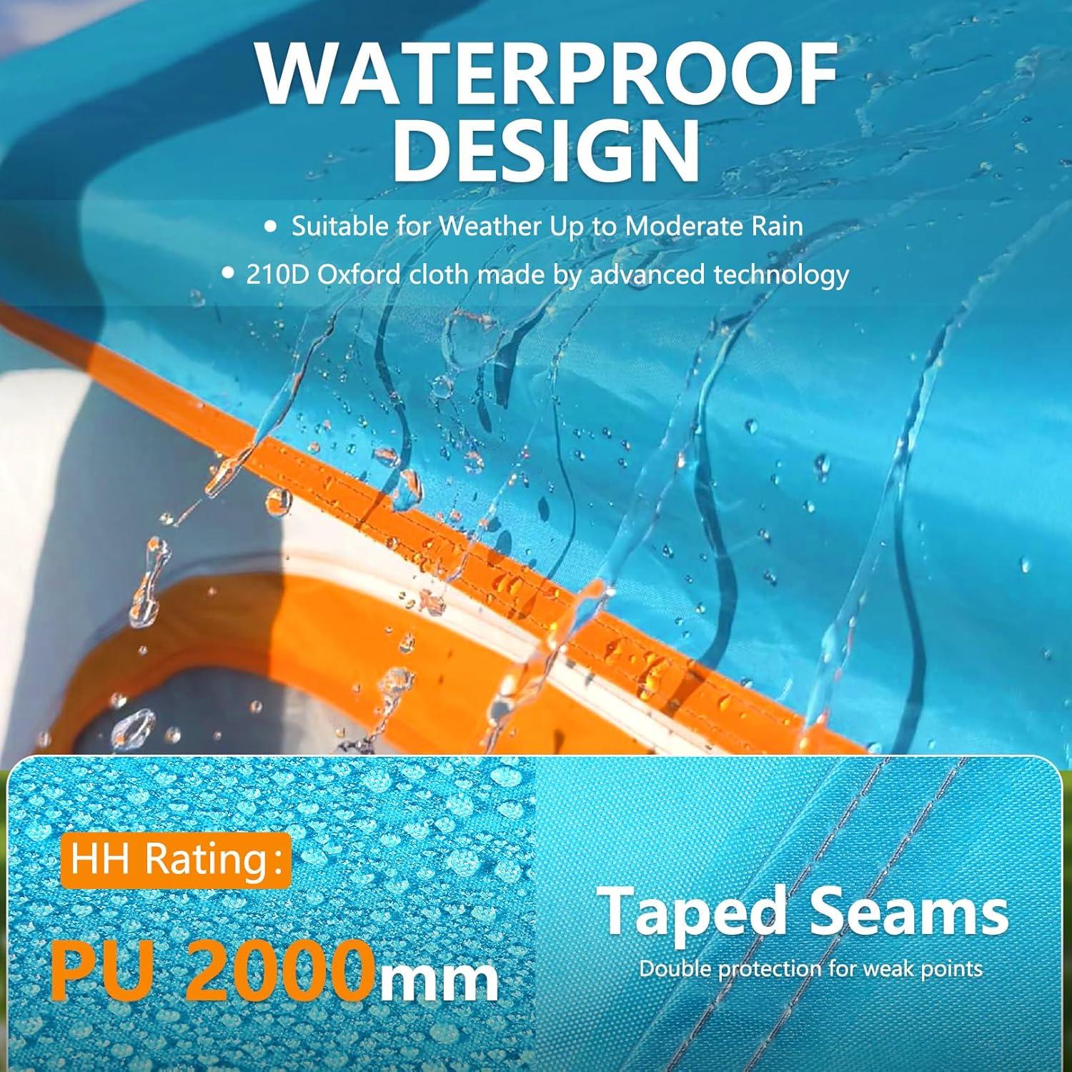 Carpa COBIZI para 6 Personas Impermeable 299.72x259.08cm