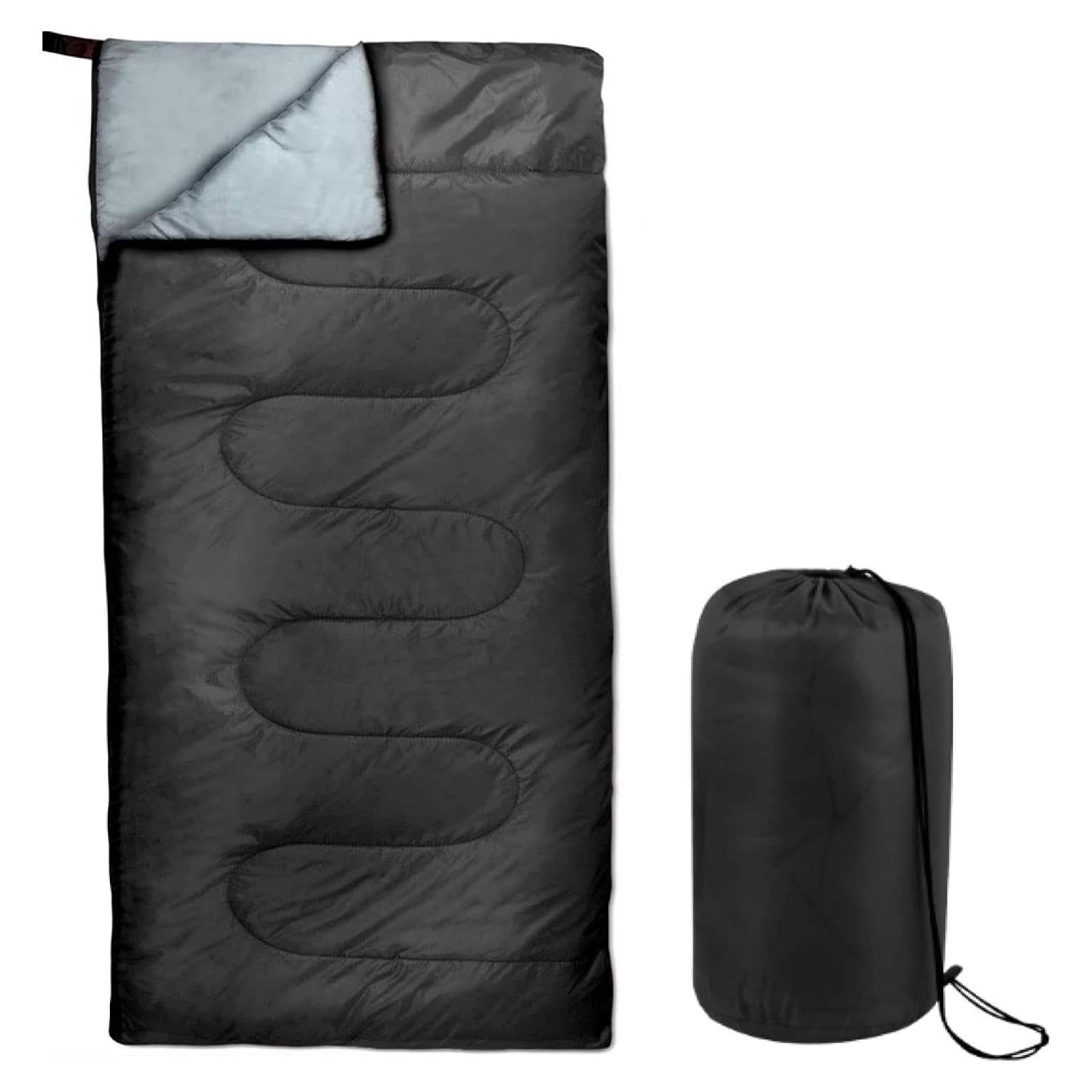 Saco de Dormir Trail Maker 4 Estaciones Negro 180x76 cm