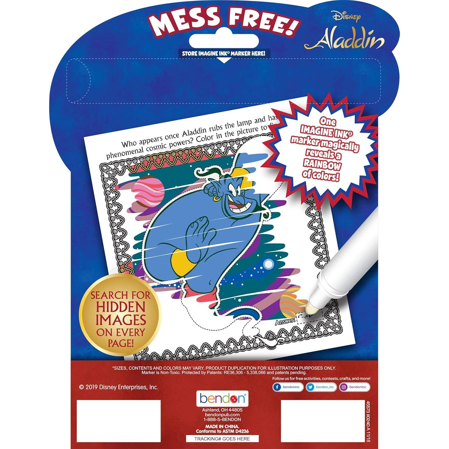Disney Aladino Imagine Ink Tinta Mágica 45573 Bendon