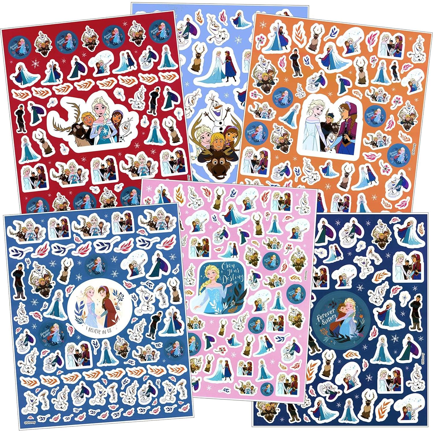 Libro para Colorear Disney Frozen con 500 Stickers y Colgador