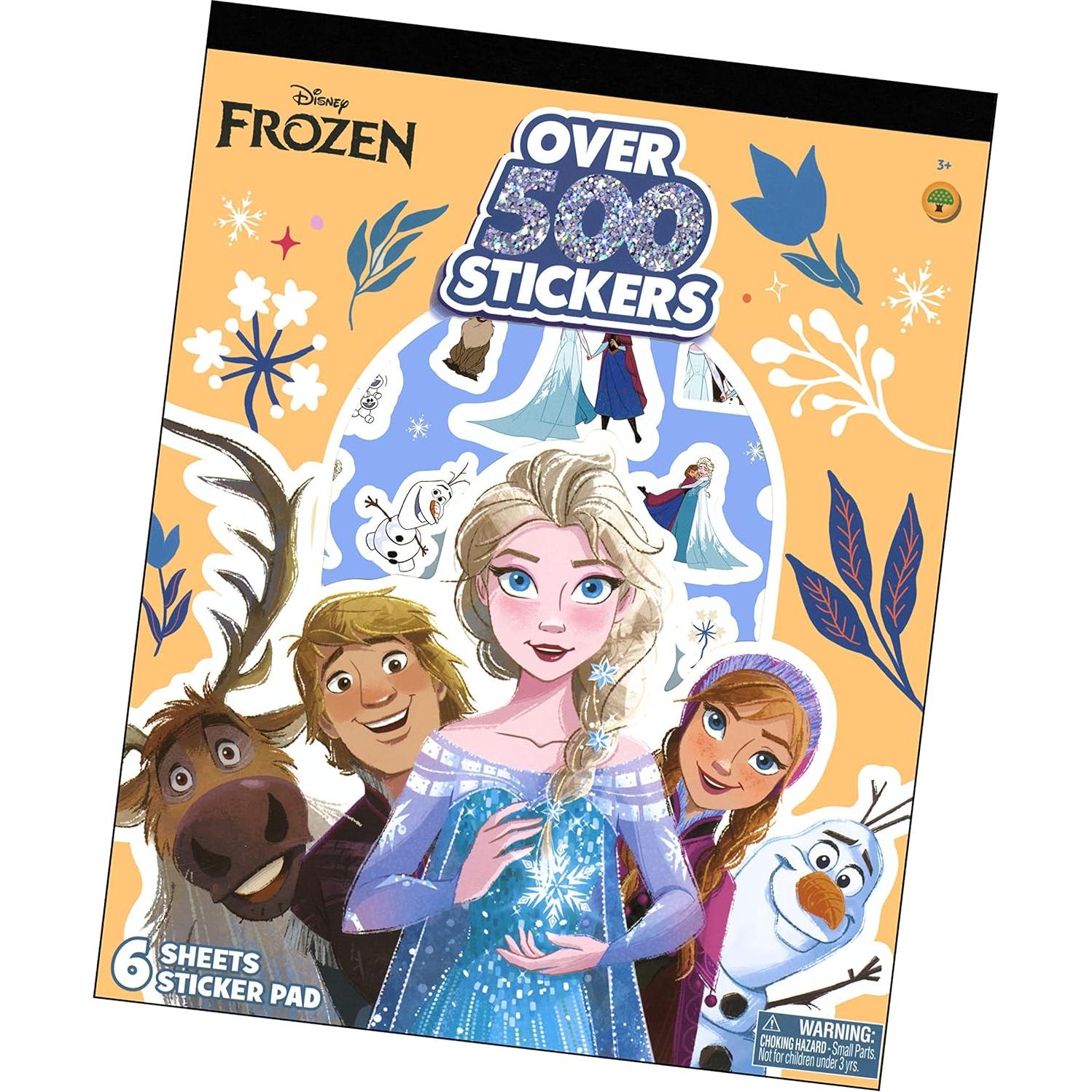 Libro para Colorear Disney Frozen con 500 Stickers y Colgador