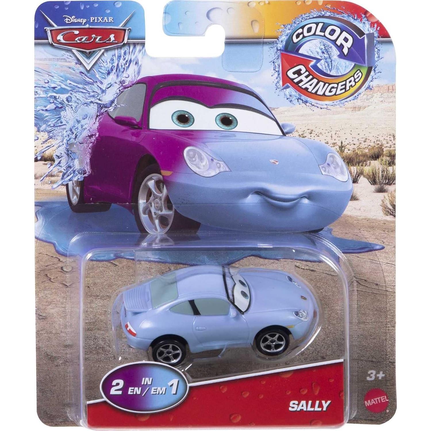Coche Disney Cars Color Changers Sally 1:55 Mattel