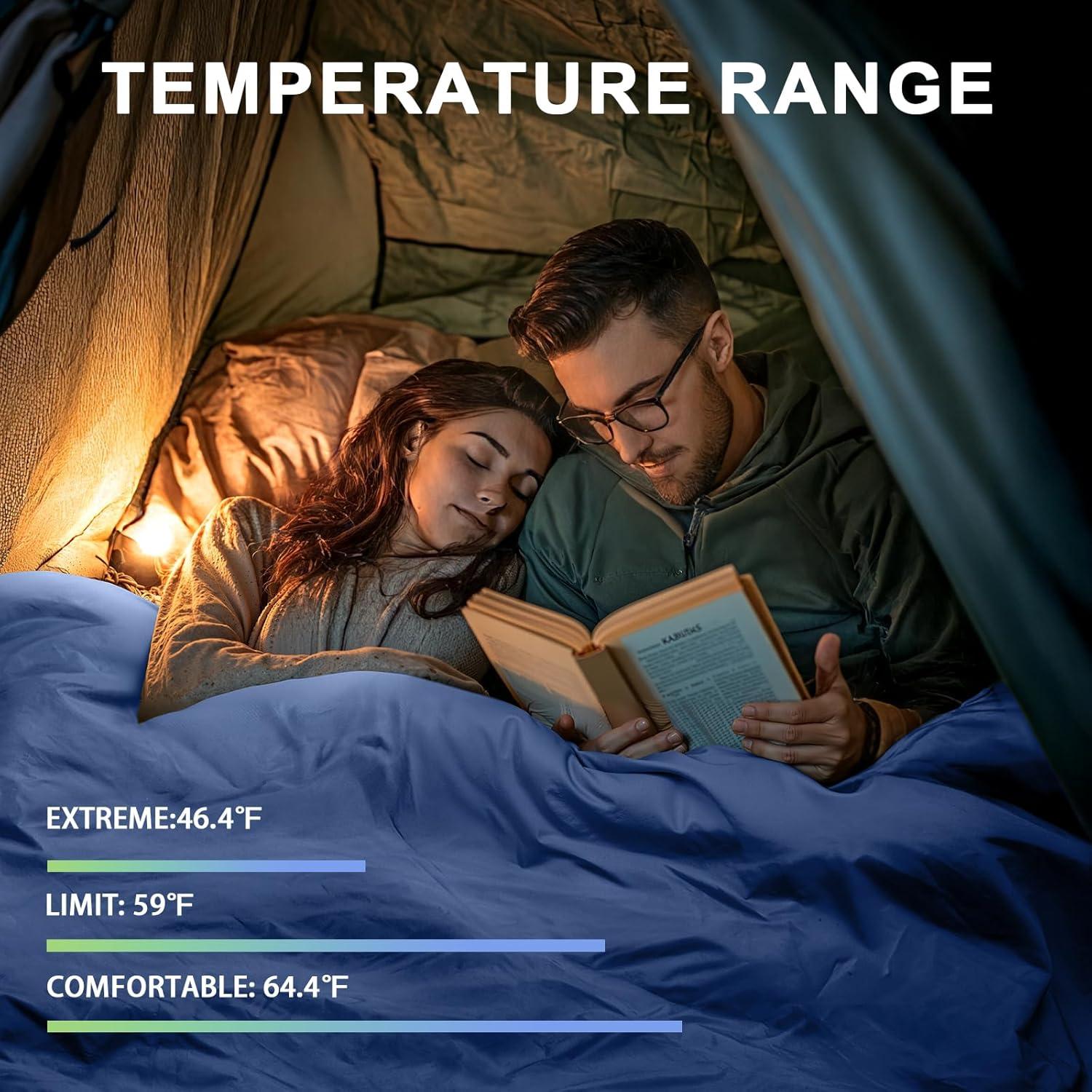 Saco de dormir ultraligero TANSTRIDER 190.5x76.2cm 0.68kg