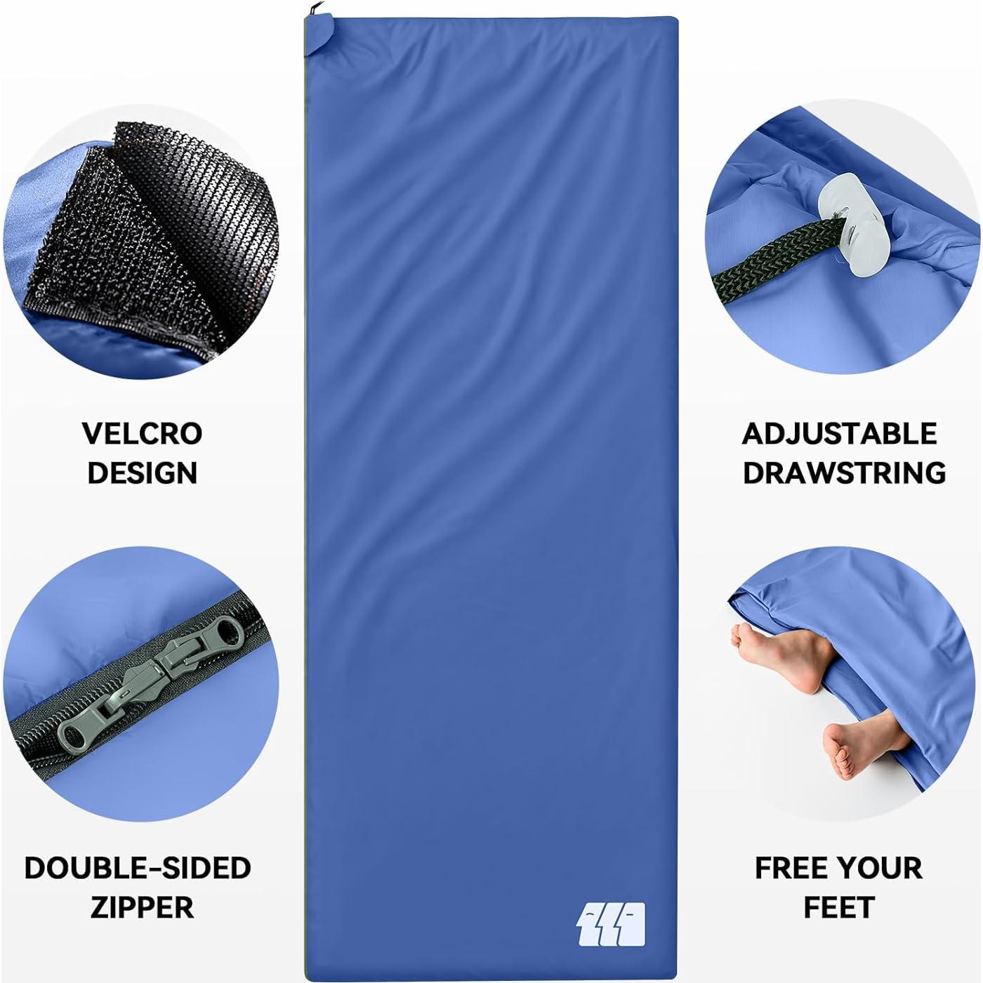 Saco de dormir ultraligero TANSTRIDER 190.5x76.2cm 0.68kg