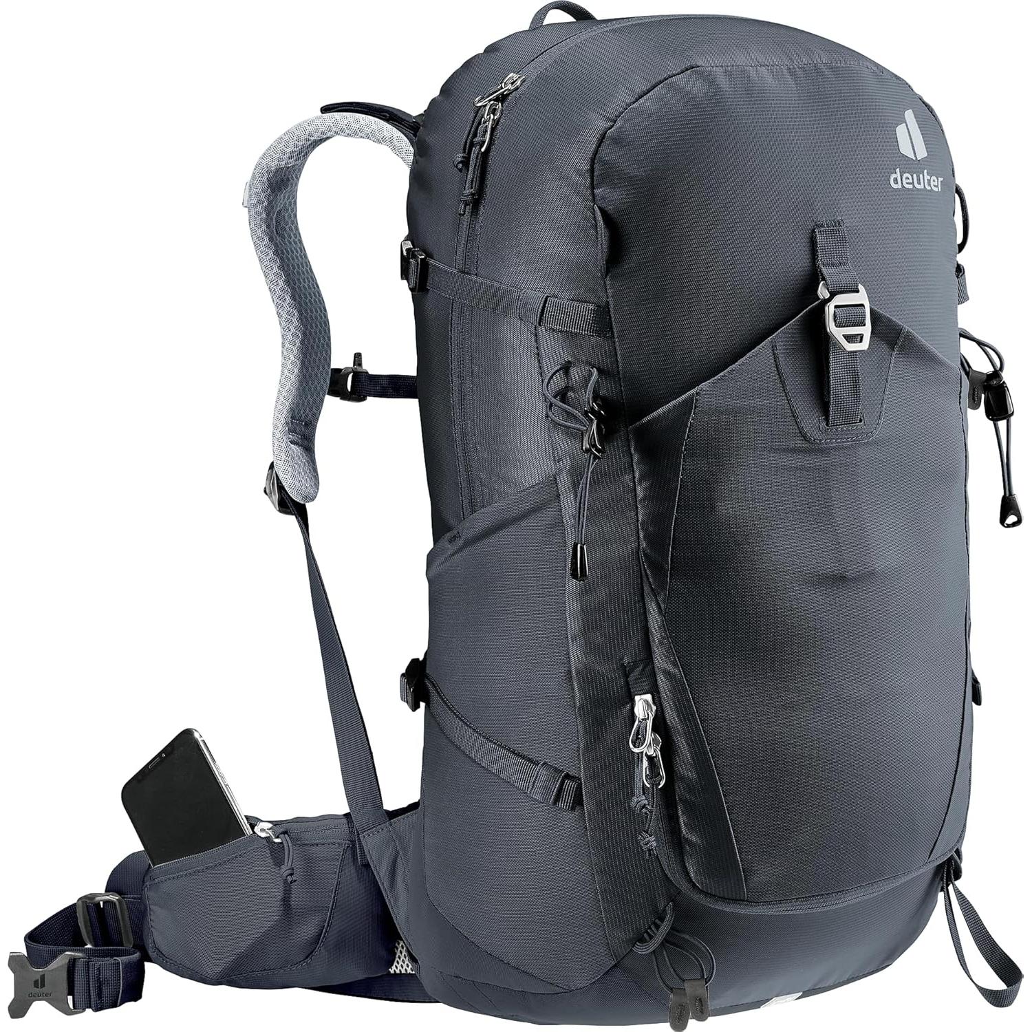 Mochila de Senderismo Deuter Minimalista 31L para Mujeres - Negra