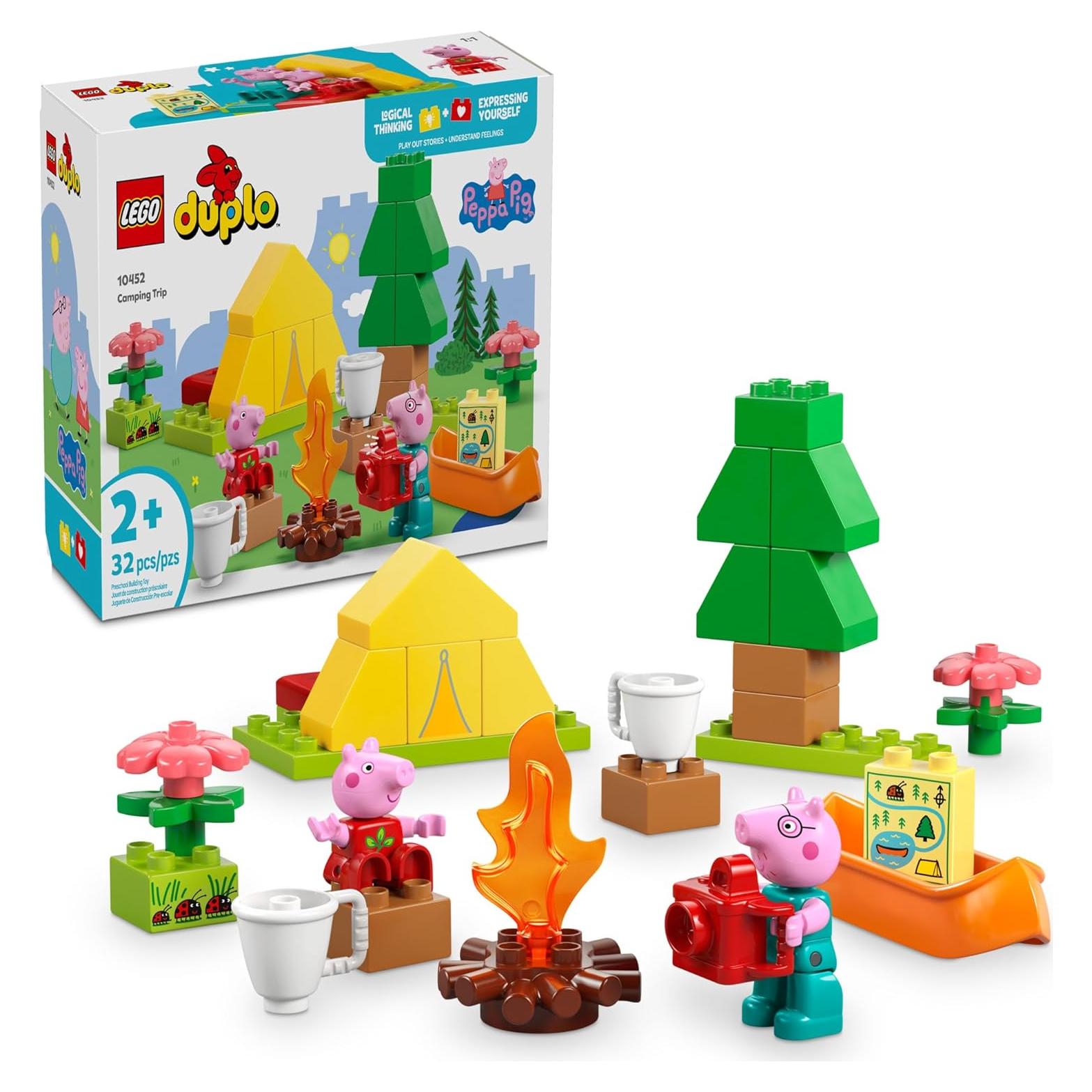 LEGO DUPLO Peppa Pig Camping 32 Piezas Juguete 2+