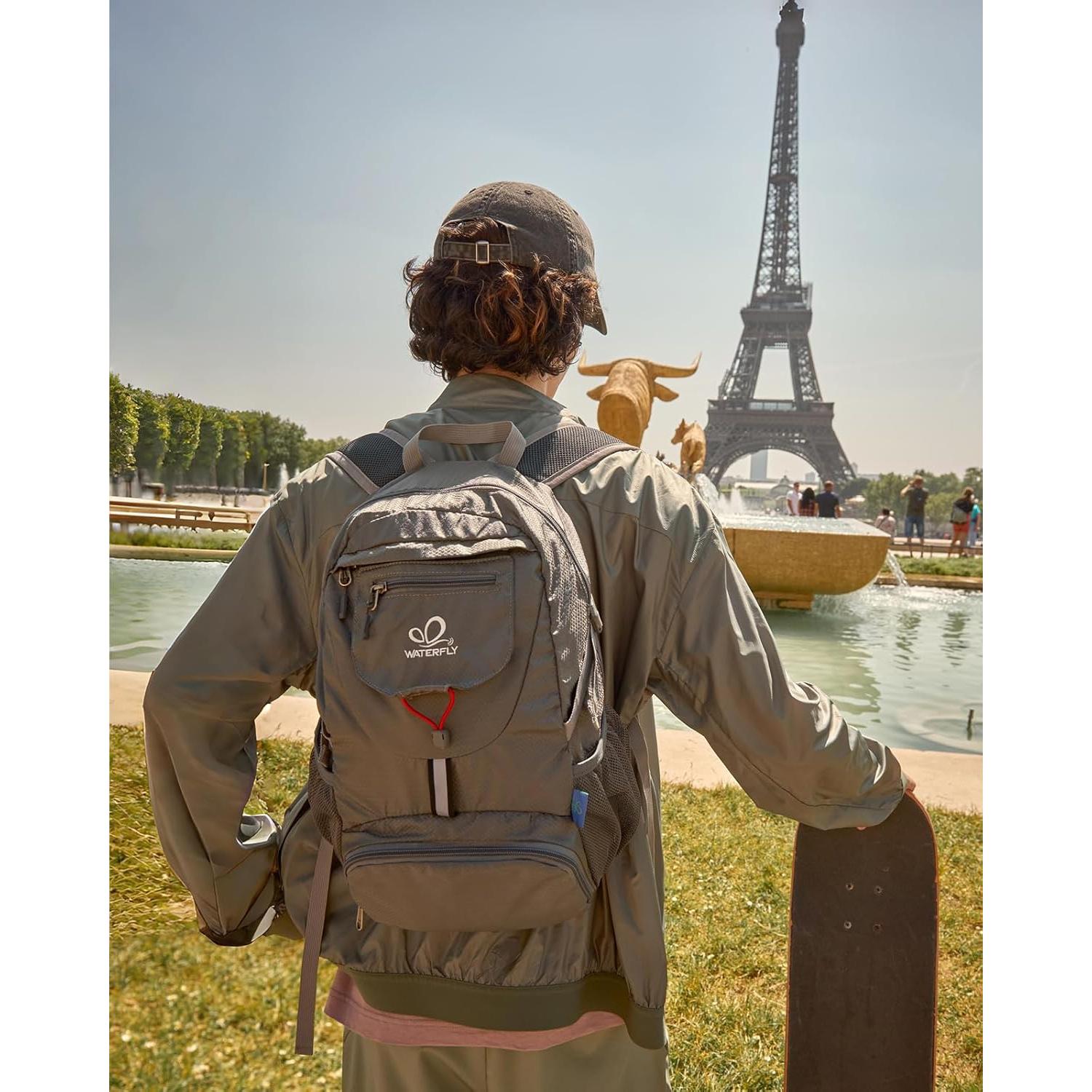 Mochila Plegable WATERFLY 20L Ultra Ligera para Viajes