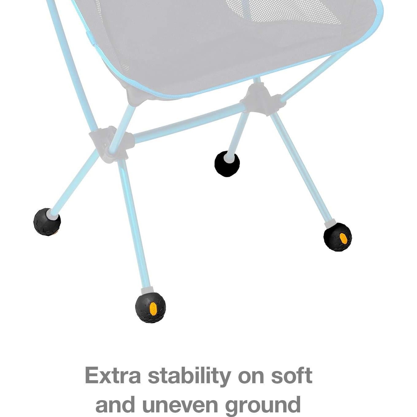 Pies de bola de goma Vibram Helinox 45mm - Juego de 4