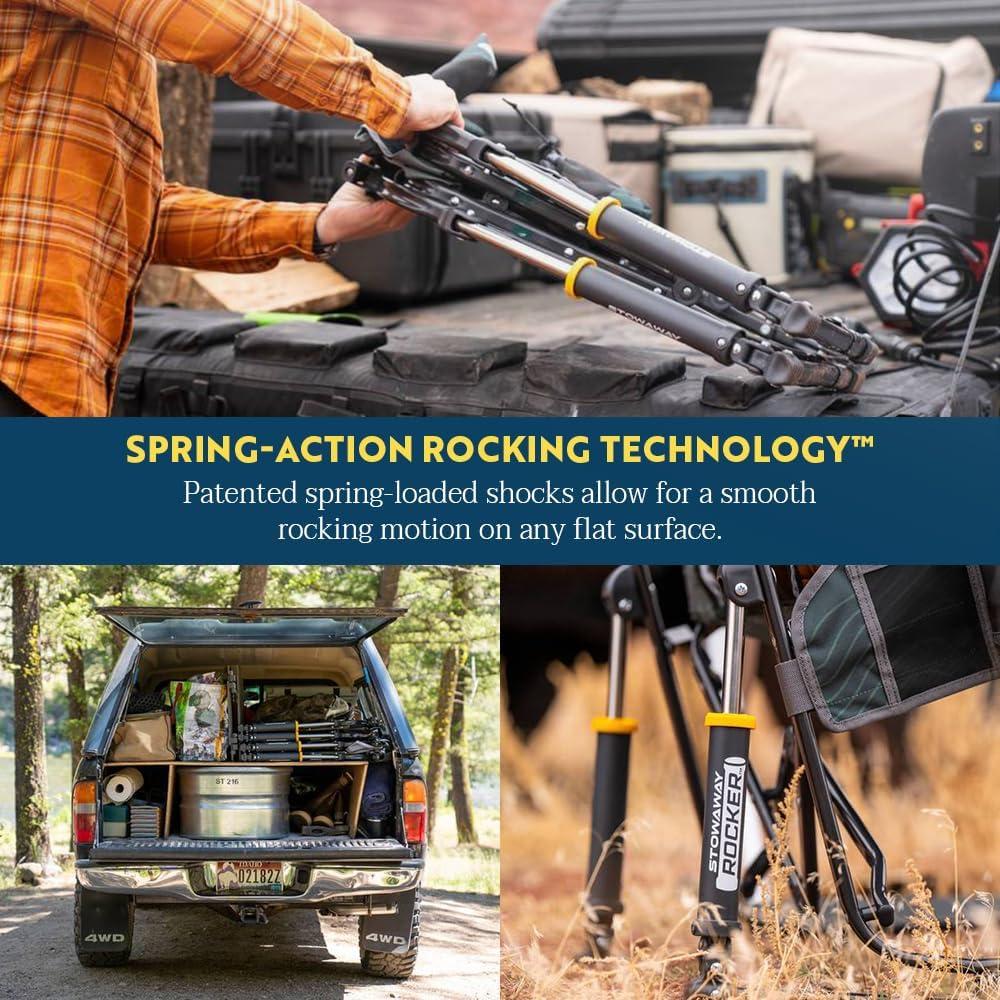 GCI Outdoor Stowaway Rocker - Hunter Topo