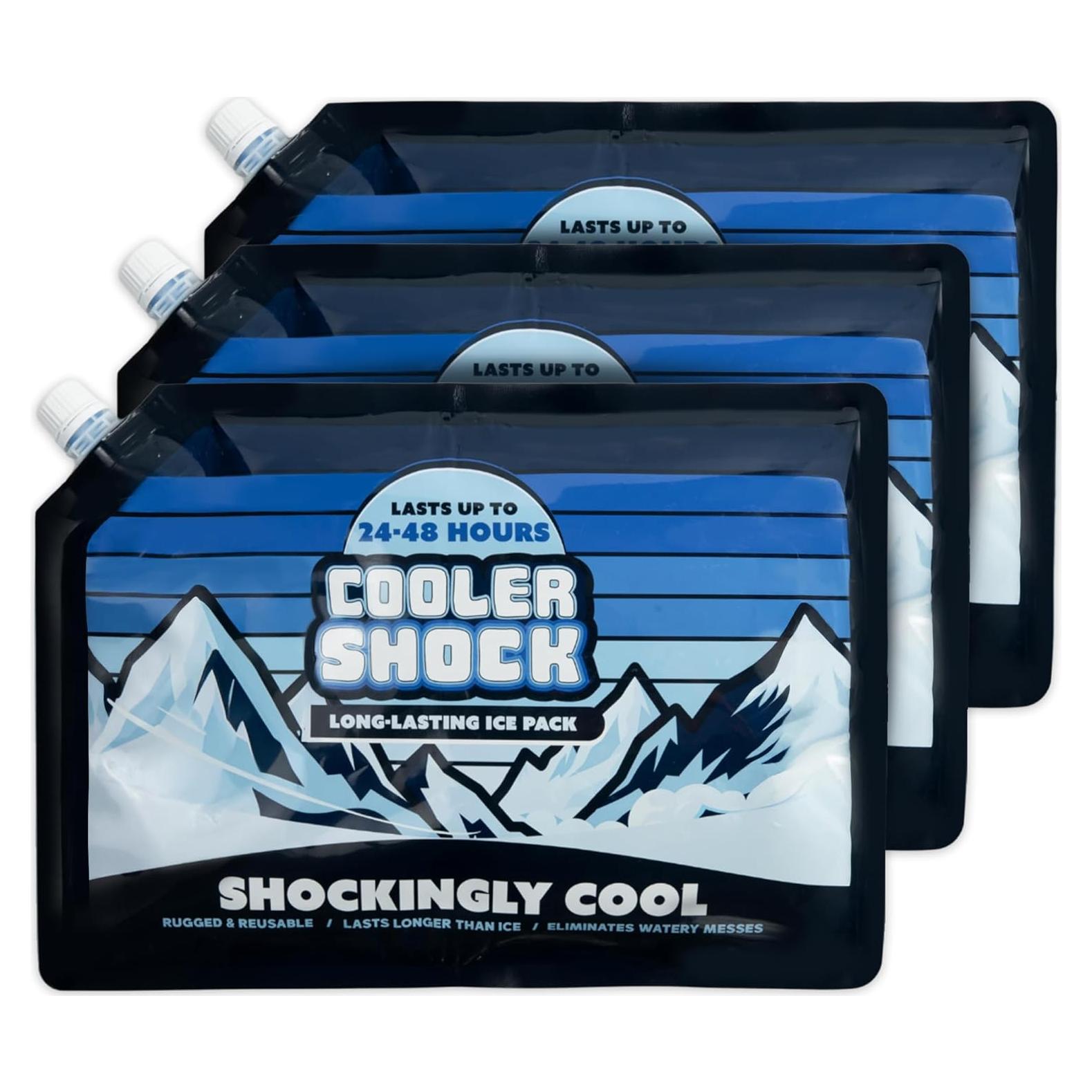 Paquete de Hielo Reutilizable Cooler Shock - 3 Unidades 25.4x35.6 cm