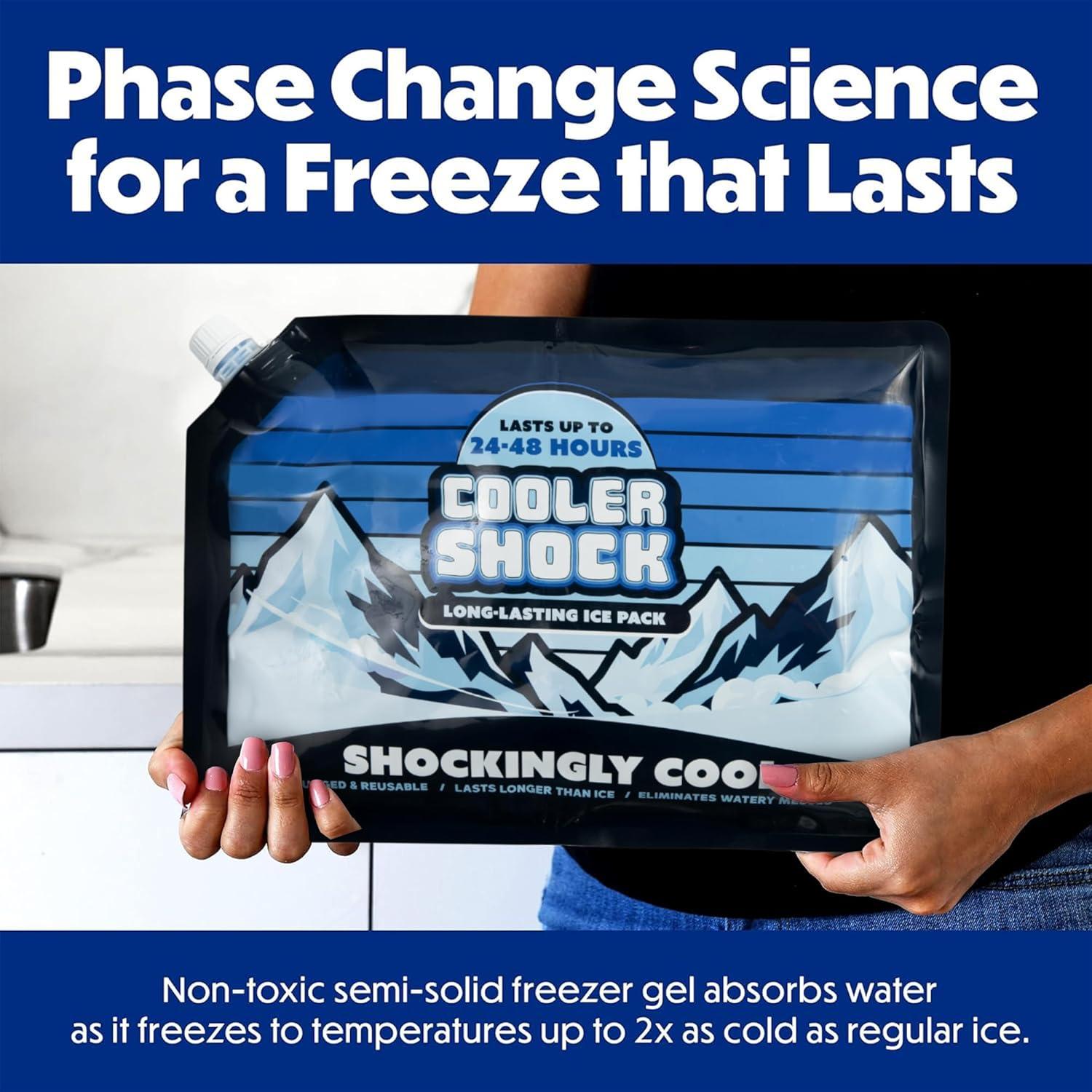 Paquete de Hielo Reutilizable Cooler Shock - 3 Unidades 25.4x35.6 cm