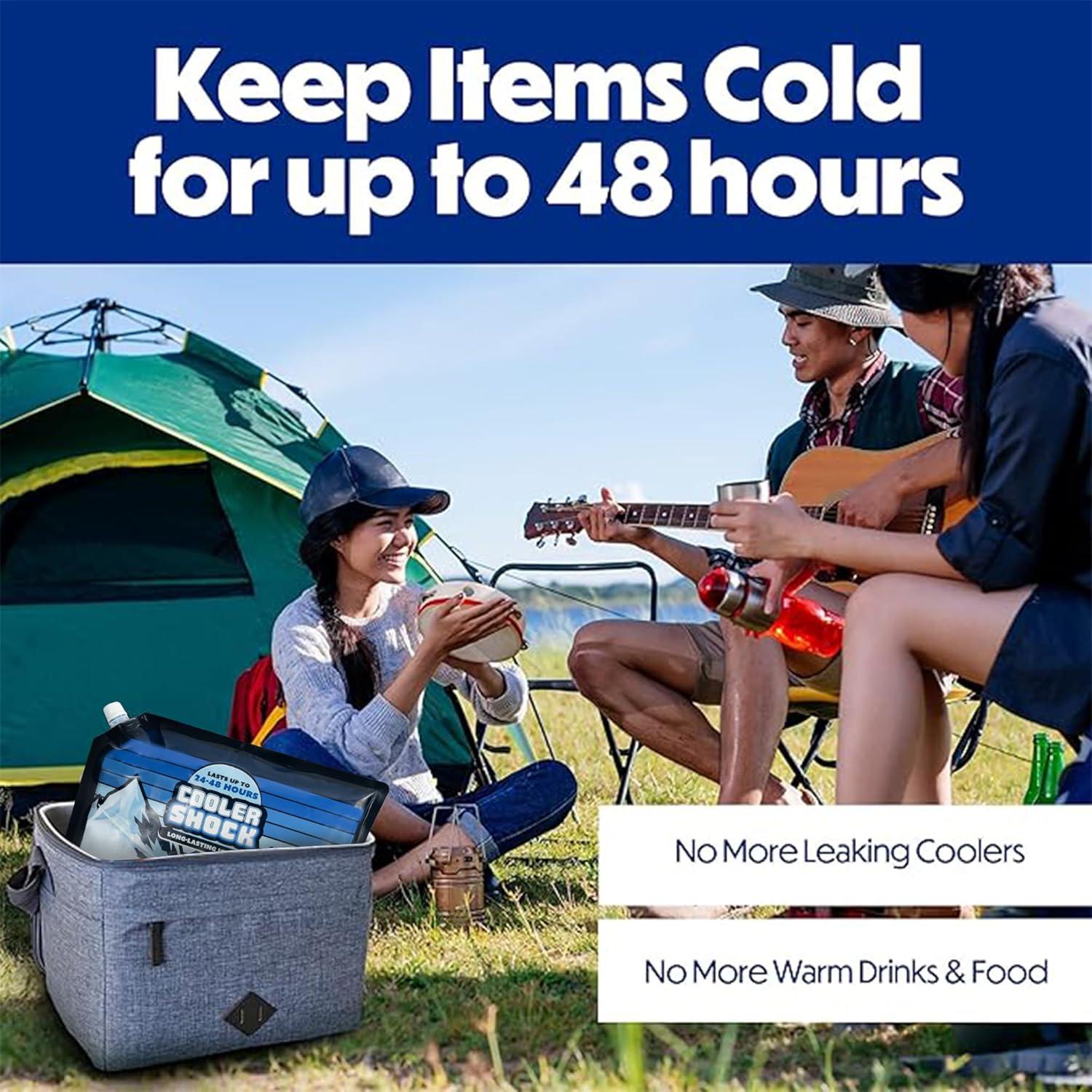 Paquete de Hielo Reutilizable Cooler Shock - 3 Unidades 25.4x35.6 cm