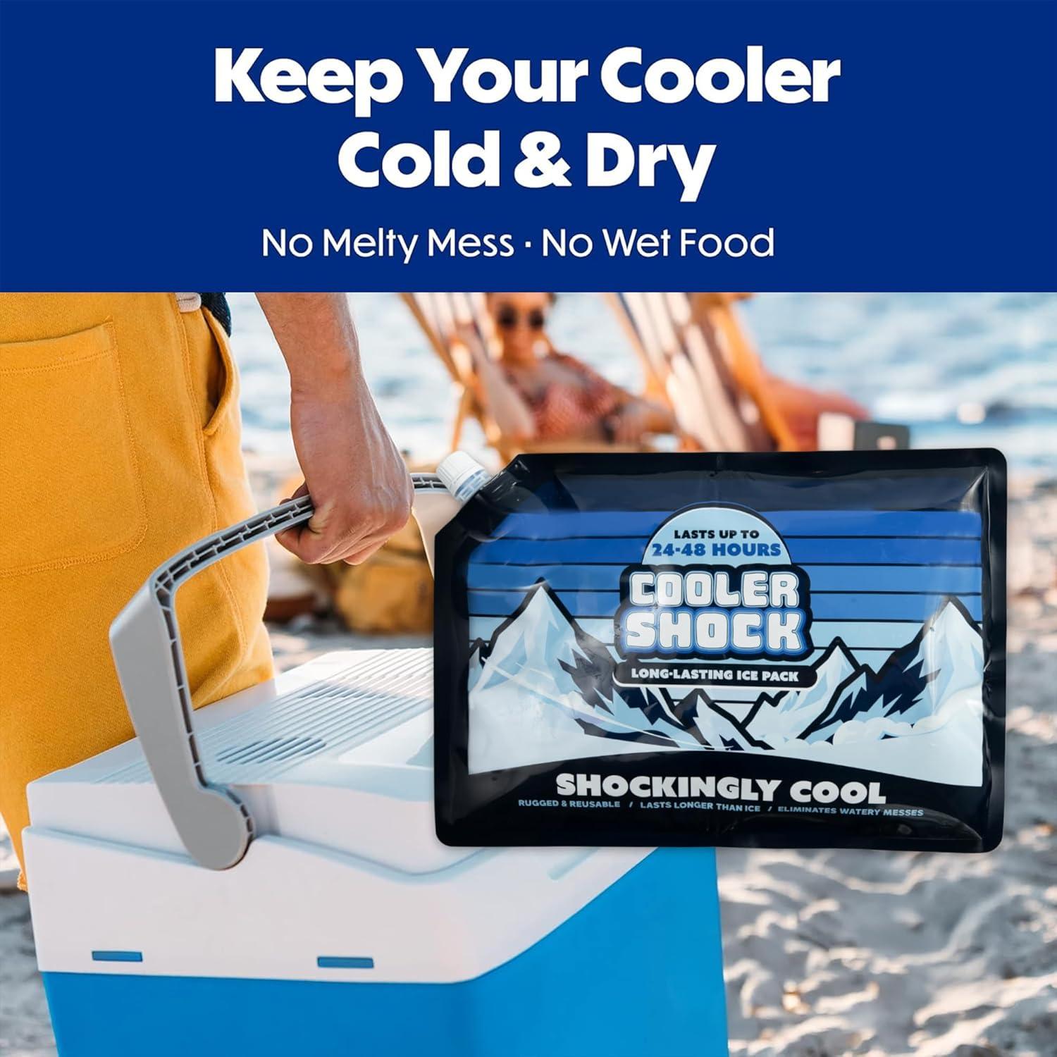 Paquete de Hielo Reutilizable Cooler Shock - 3 Unidades 25.4x35.6 cm