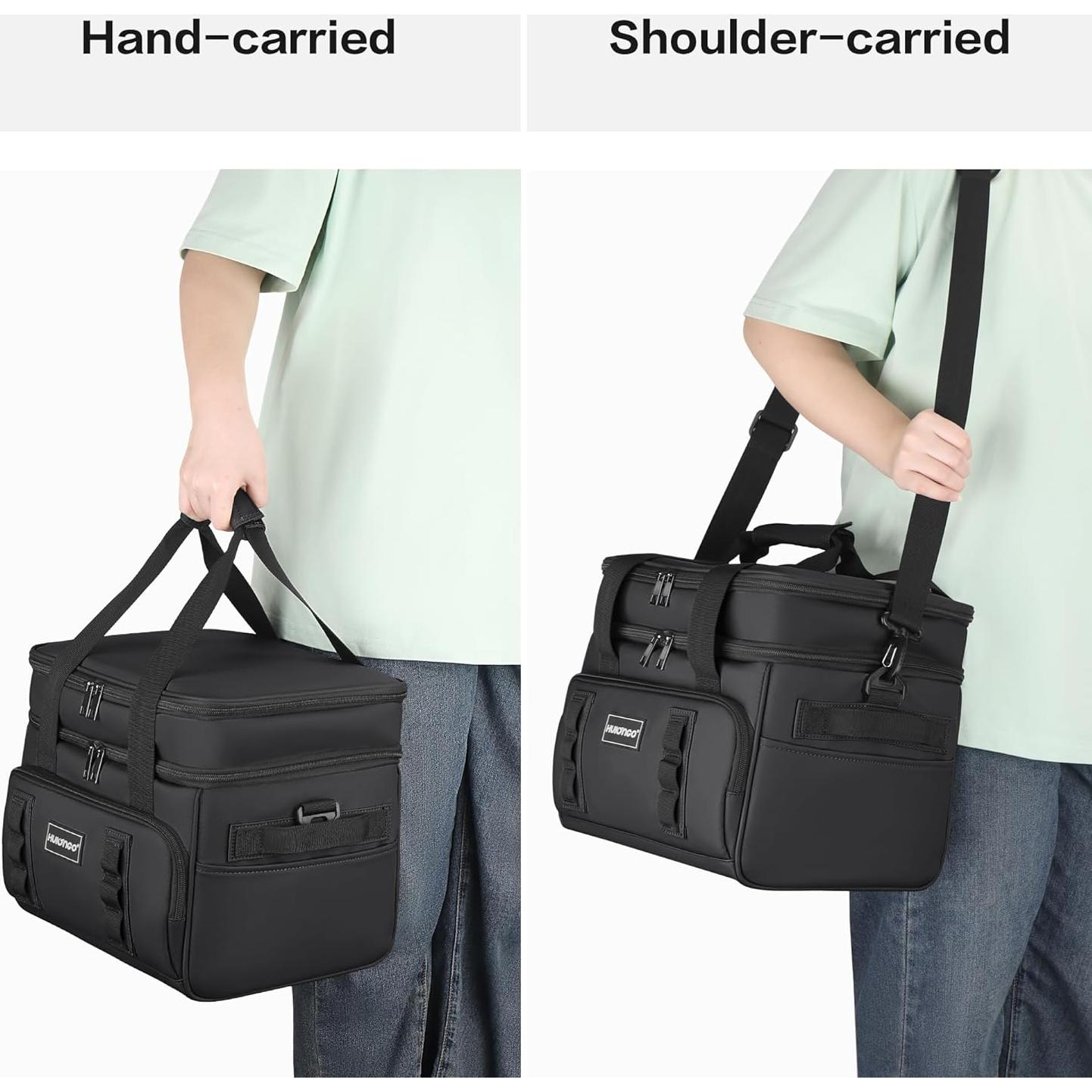 Bolsa Térmica Aislada Hulongo 42L Plegable y Portátil