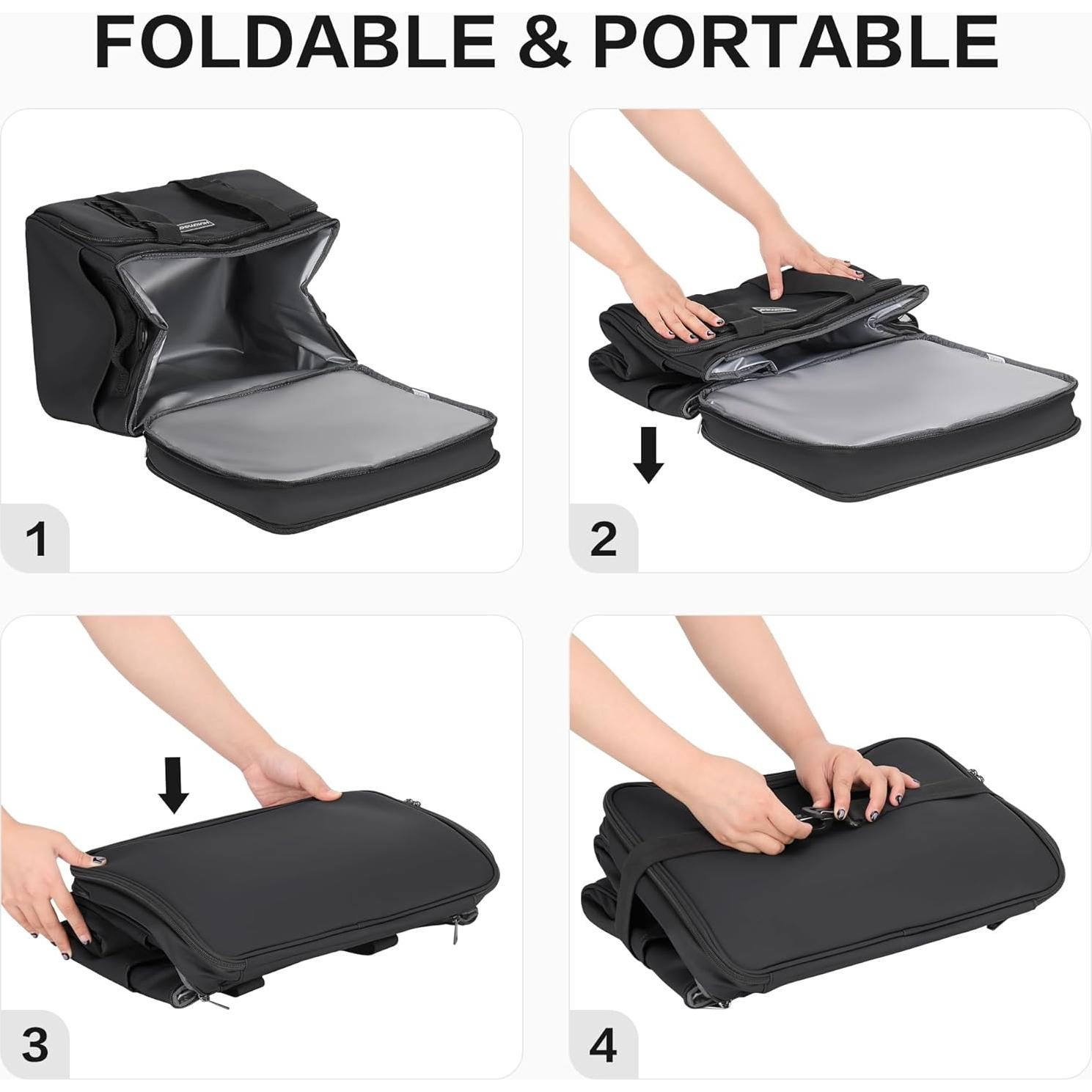 Bolsa Térmica Aislada Hulongo 42L Plegable y Portátil