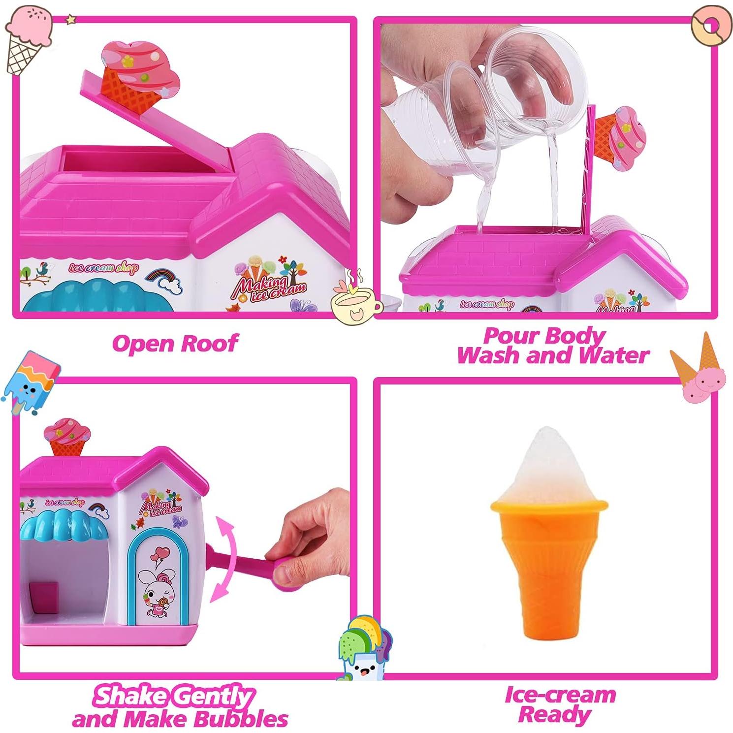 Juguetes de Baño AugToy para Niños 3-5 Años - Helado Espuma