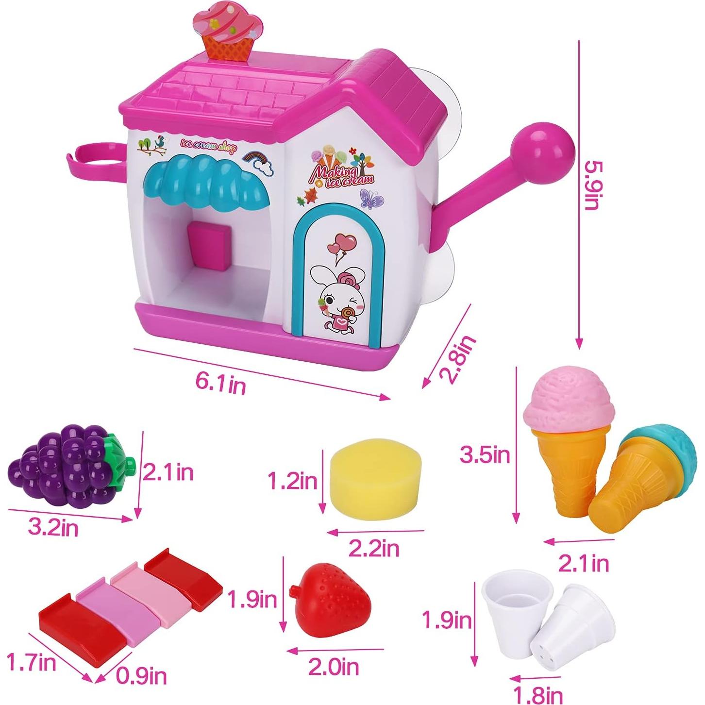 Juguetes de Baño AugToy para Niños 3-5 Años - Helado Espuma