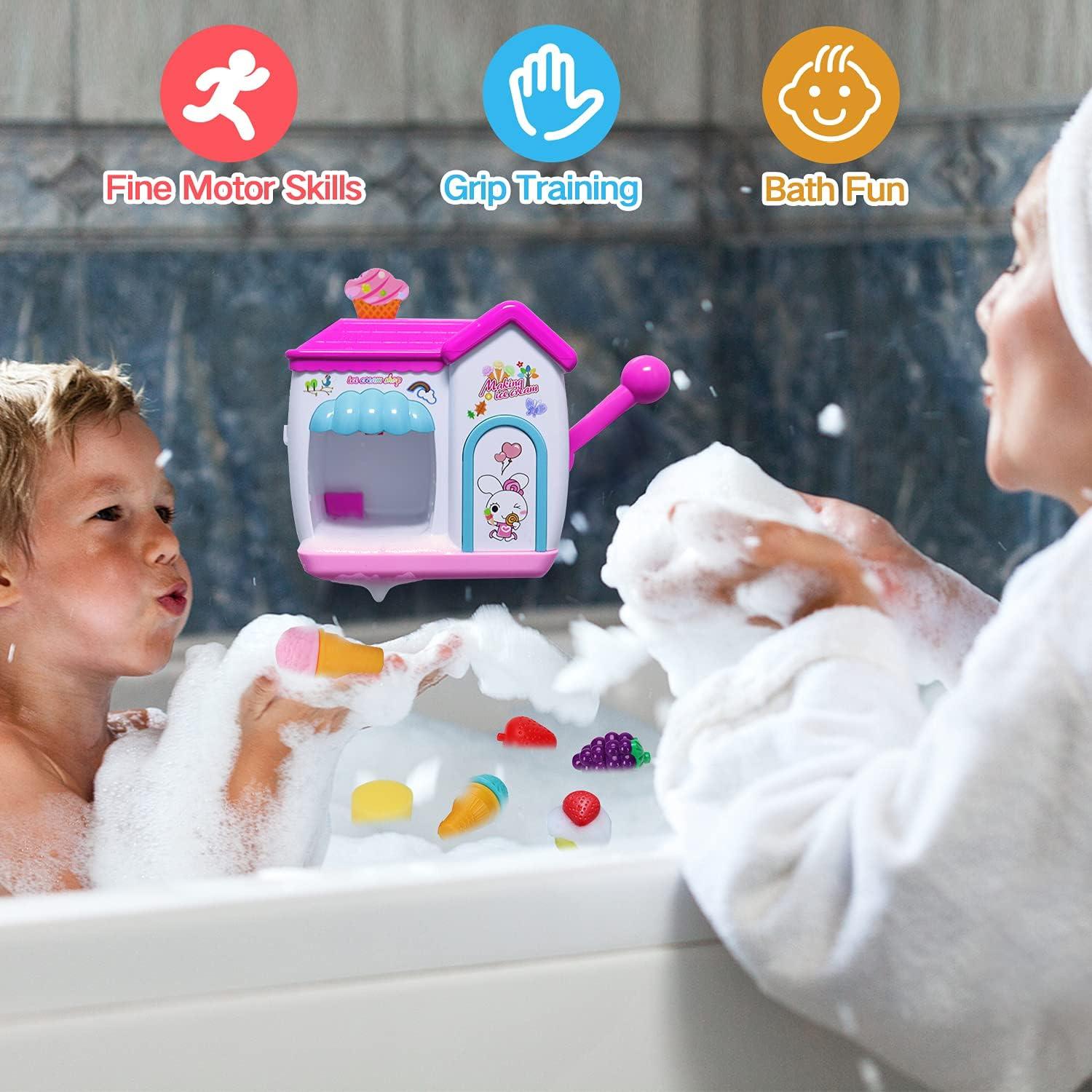 Juguetes de Baño AugToy para Niños 3-5 Años - Helado Espuma