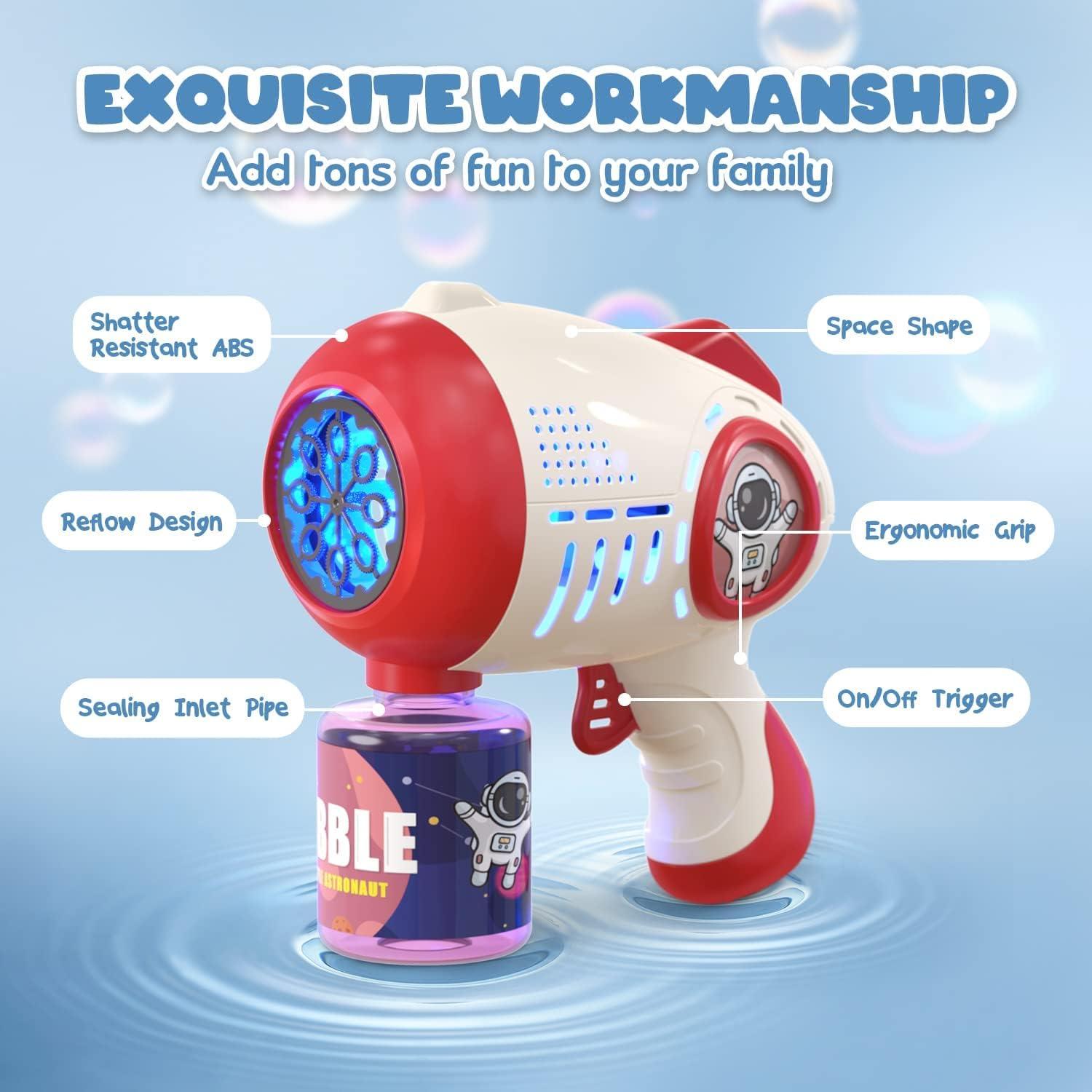 Pistola de Burbujas Eaglestone HL026 con 8 Agujeros y LED