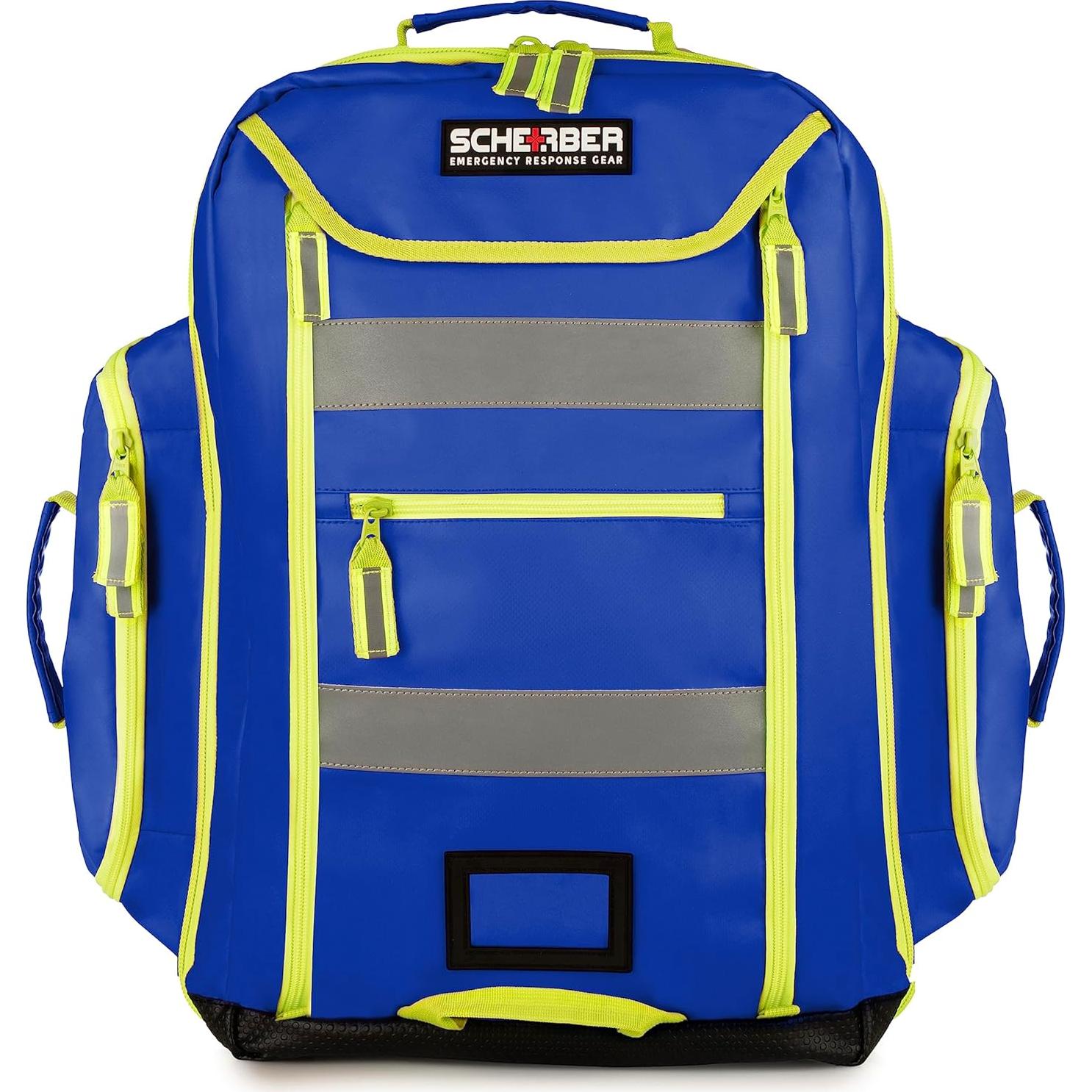 Mochila de Primeros Auxilios Scherber Azul - Kit Completo EMT/EMS