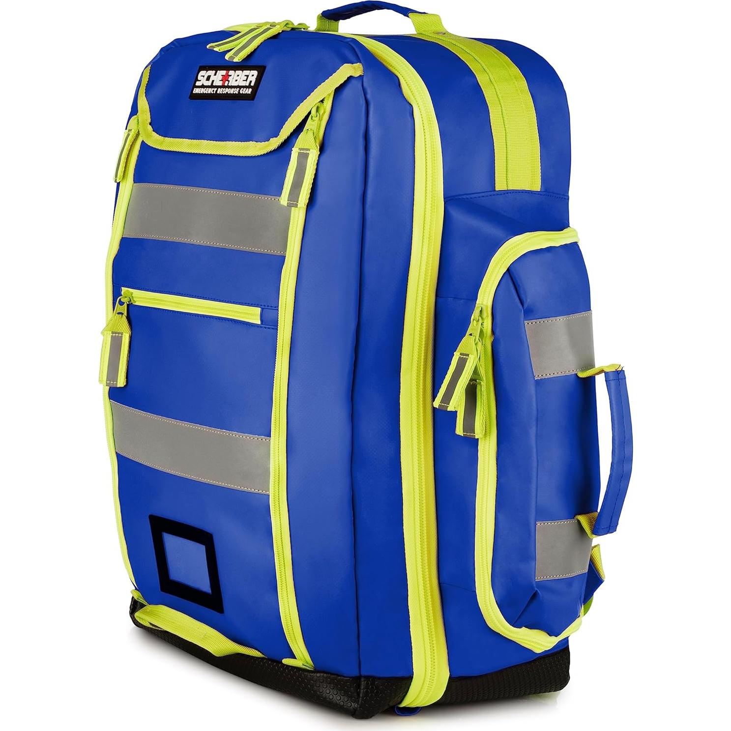 Mochila de Primeros Auxilios Scherber Azul - Kit Completo EMT/EMS