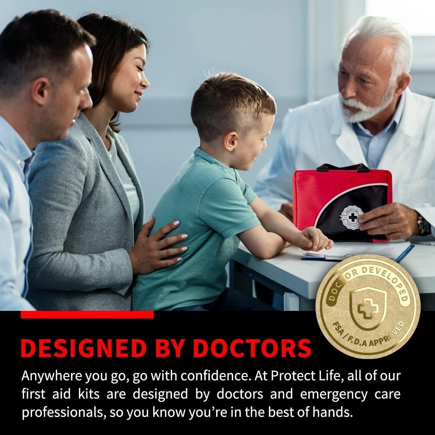 Kit de Primeros Auxilios Protect Life 160 Piezas para Camping