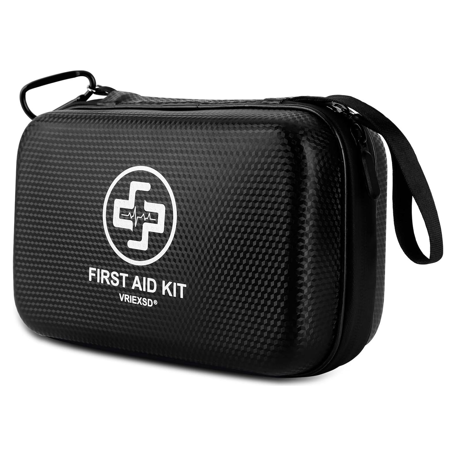 Kit de Primeros Auxilios VRIEXSD 320 Piezas Impermeable Negro